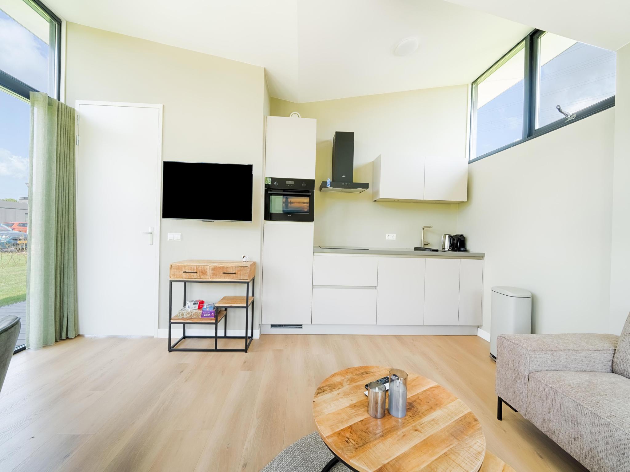 Modern kitchen at Polder in Oud Ade