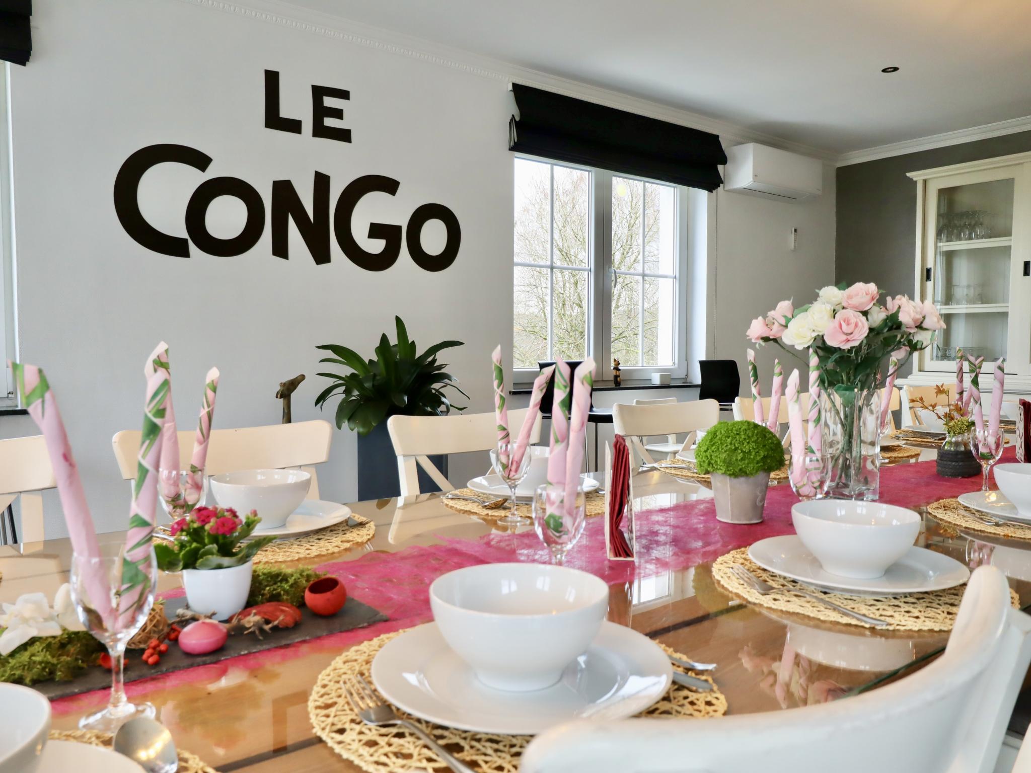 Bedroom with comfortable beds at Le Congo in Ochamps