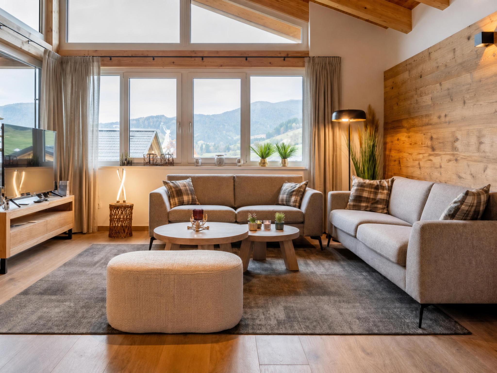 Outdoor terrace and views at Grebenzen 77A in Sankt Lambrecht