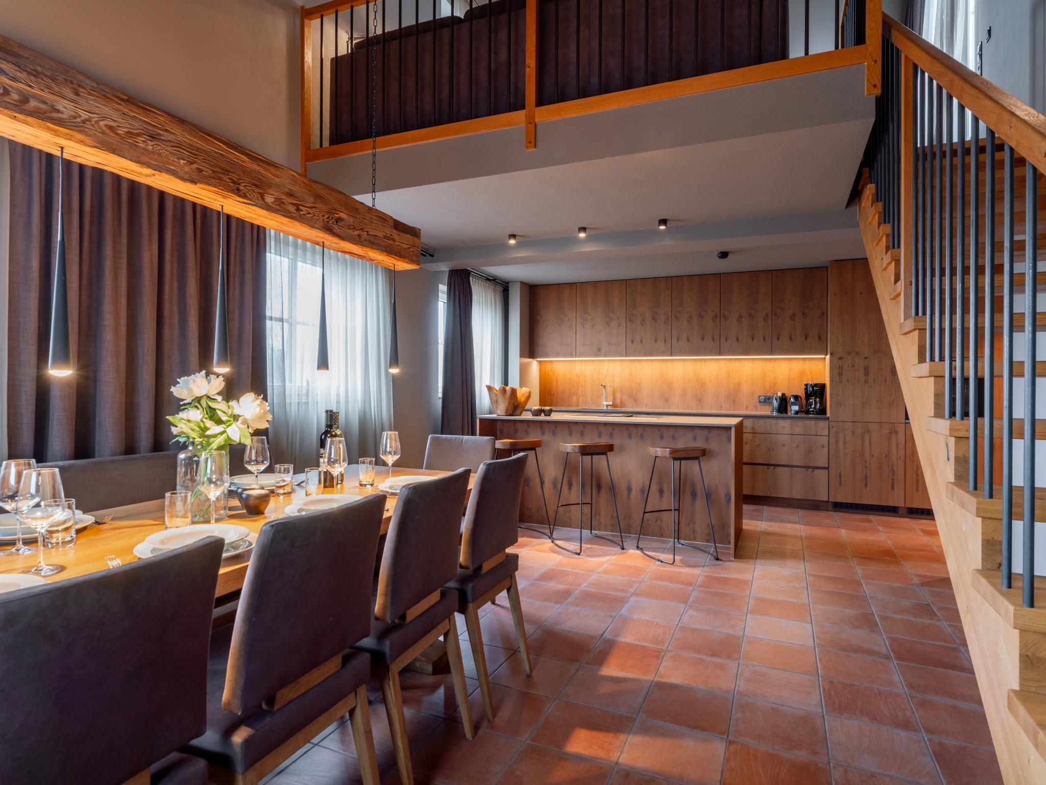 Swimming pool area at Tauern Suites Mitterwirt Kombi Penthouse in Piesendorf