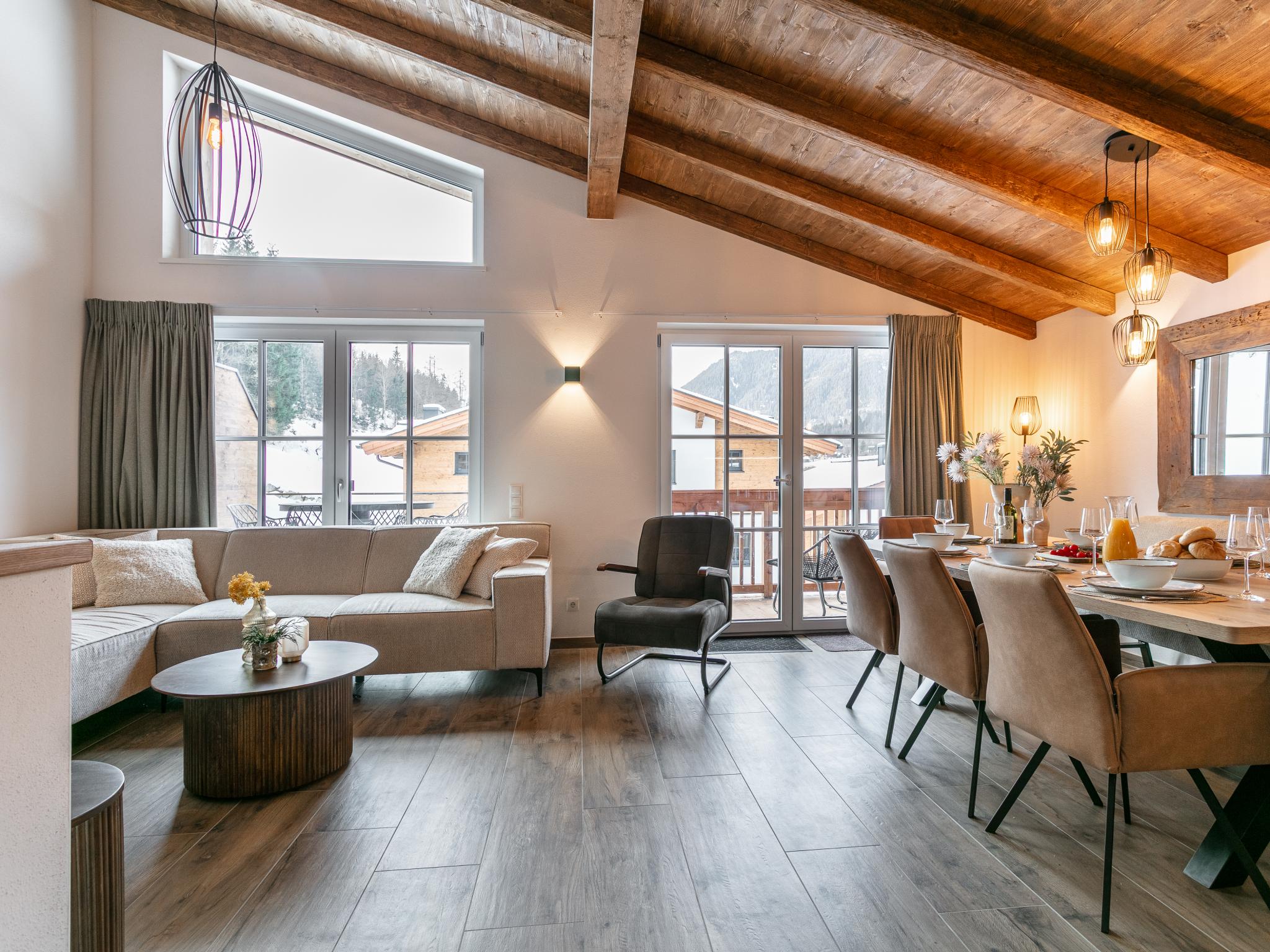 Living area at Tauernlodge Eben D3 Large in Eben im Pongau