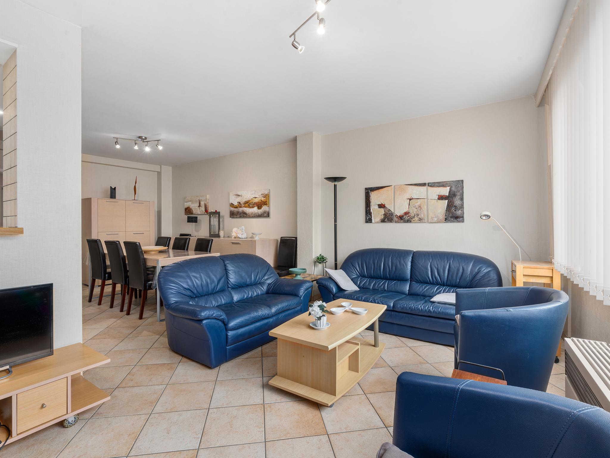 Bedroom with comfortable beds at Tijl - VER/1 + garagebox mogelijk in Blankenberge