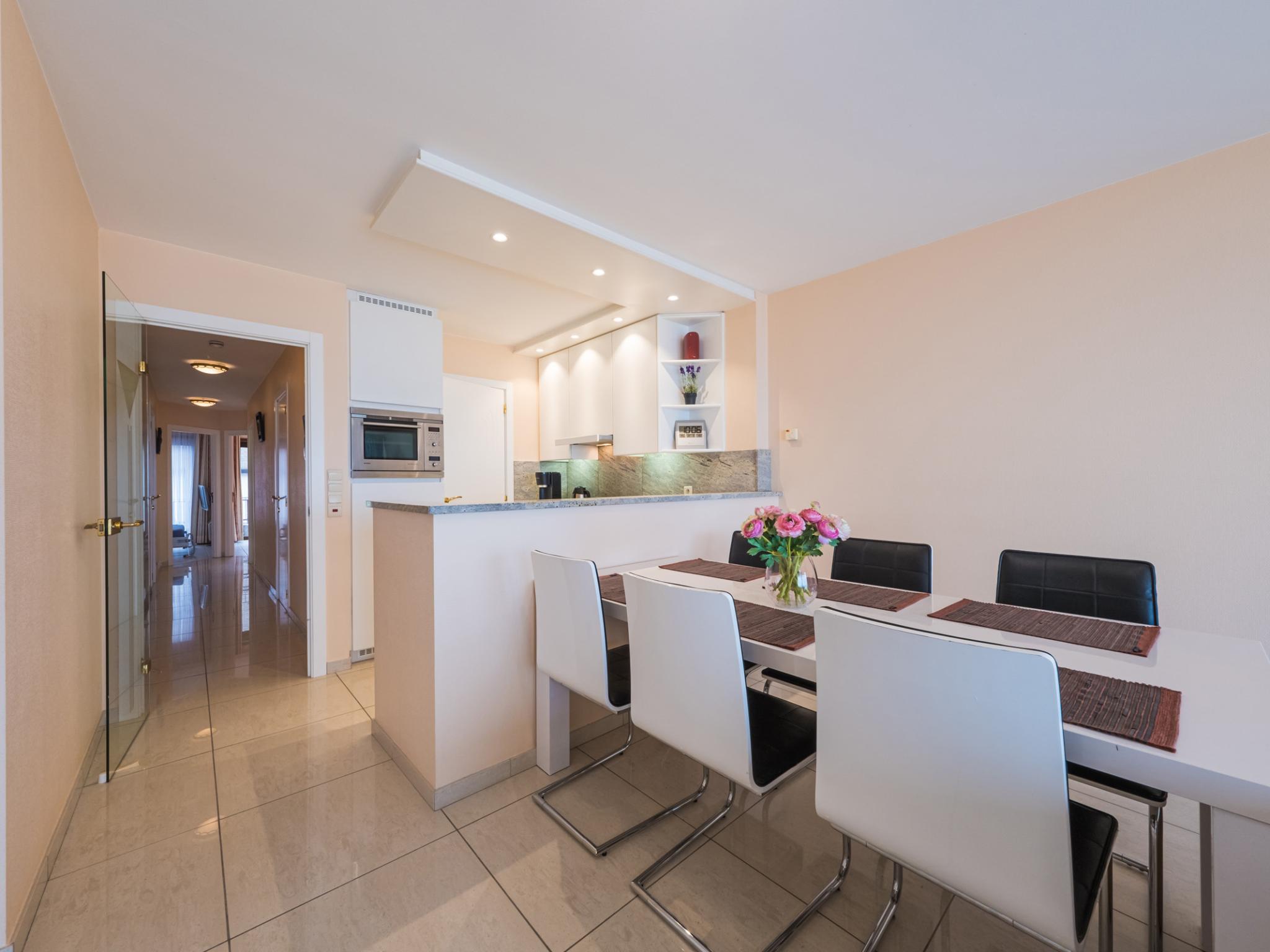 Modern kitchen at Marianne I - 0501 + box 16 (Ile de France) in Middelkerke