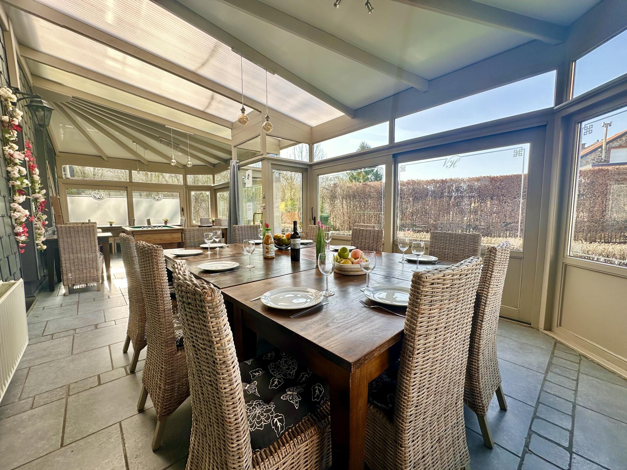 Modern kitchen at Le Grand Vallon in Polleur