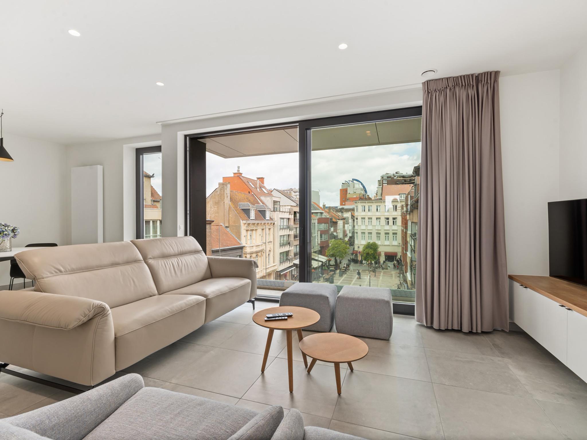 Bedroom with comfortable beds at Maple Leaf - 03.02 + garage in Blankenberge