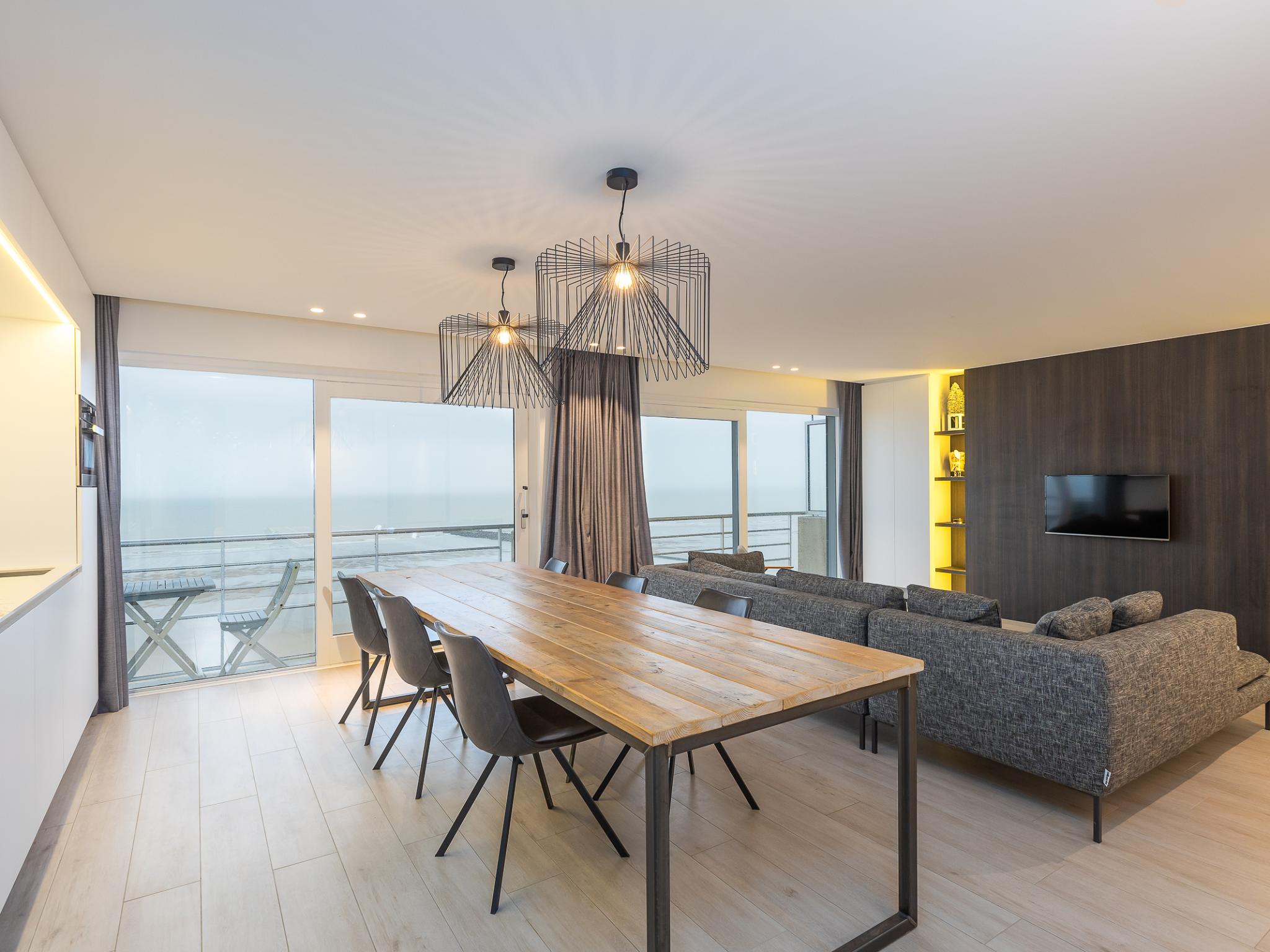 Bedroom with comfortable beds at Sea View - 0509 + box 39 (Green Garden) in Middelkerke