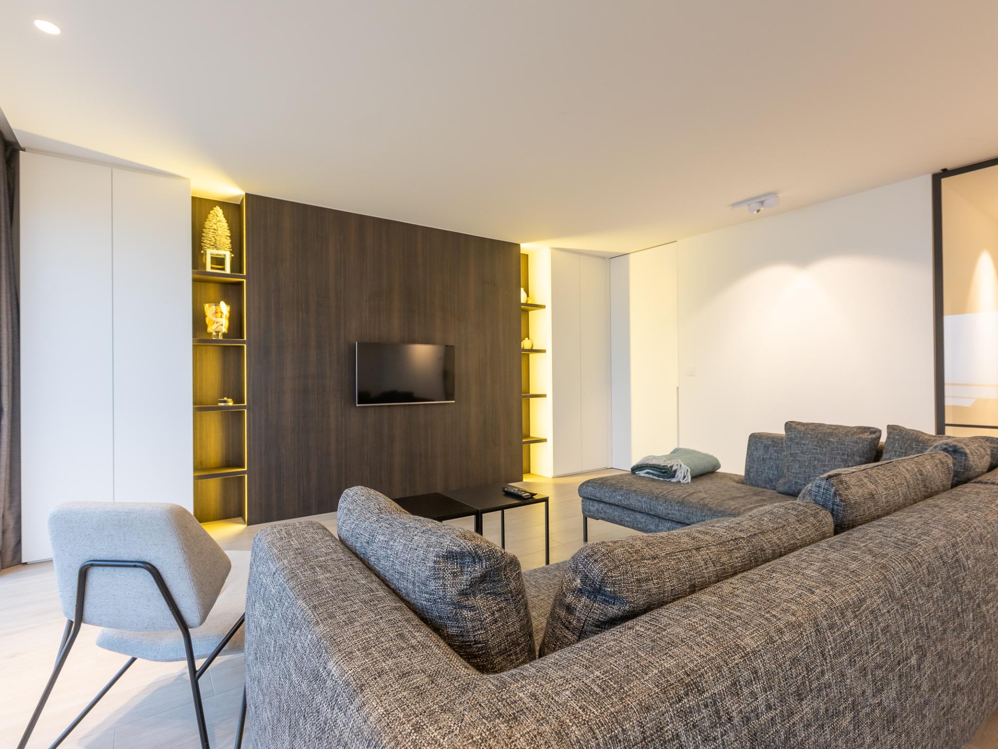 Swimming pool area at Sea View - 0509 + box 39 (Green Garden) in Middelkerke