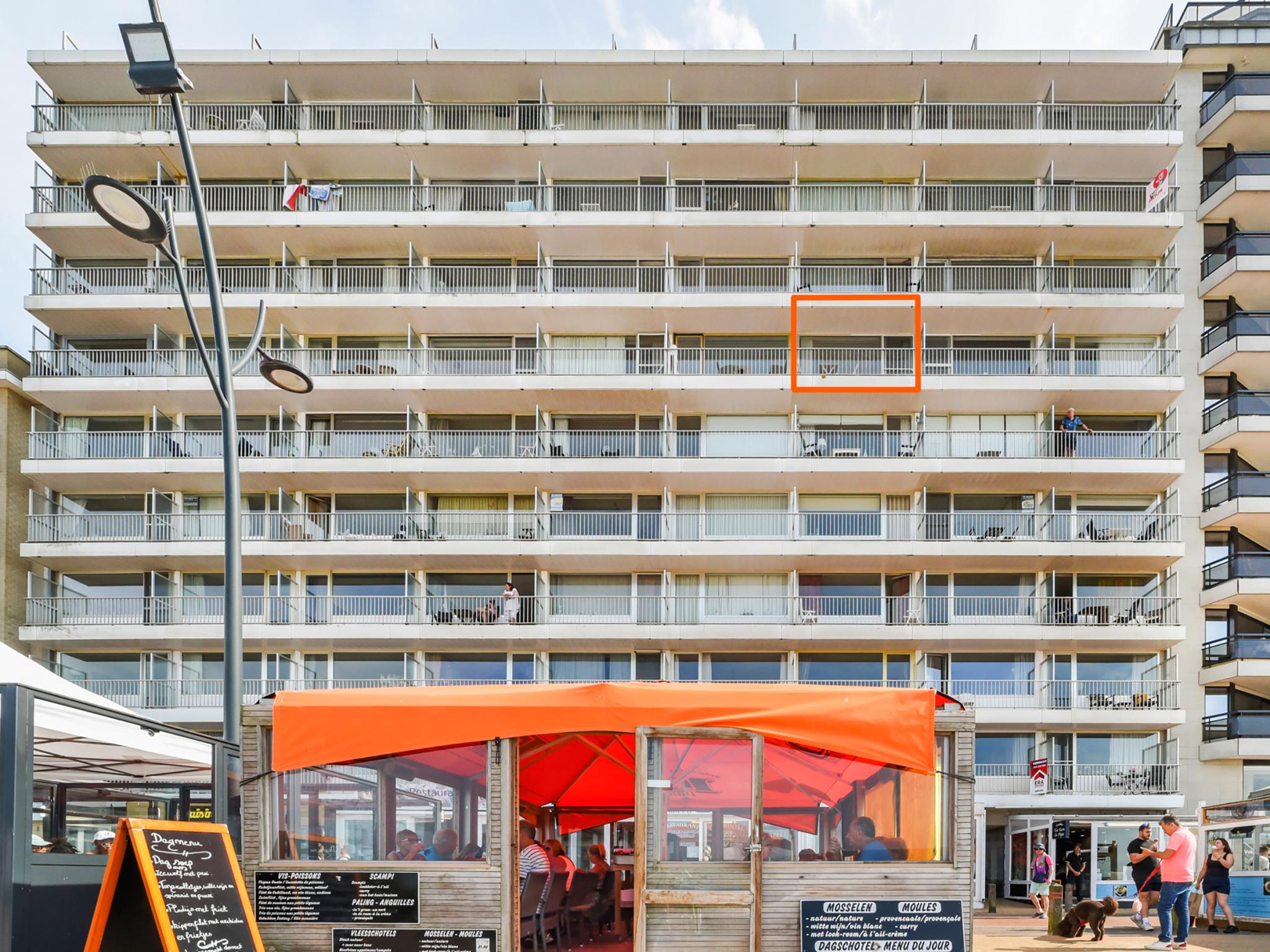 Outdoor terrace and views at Godderis - C 67G in Blankenberge