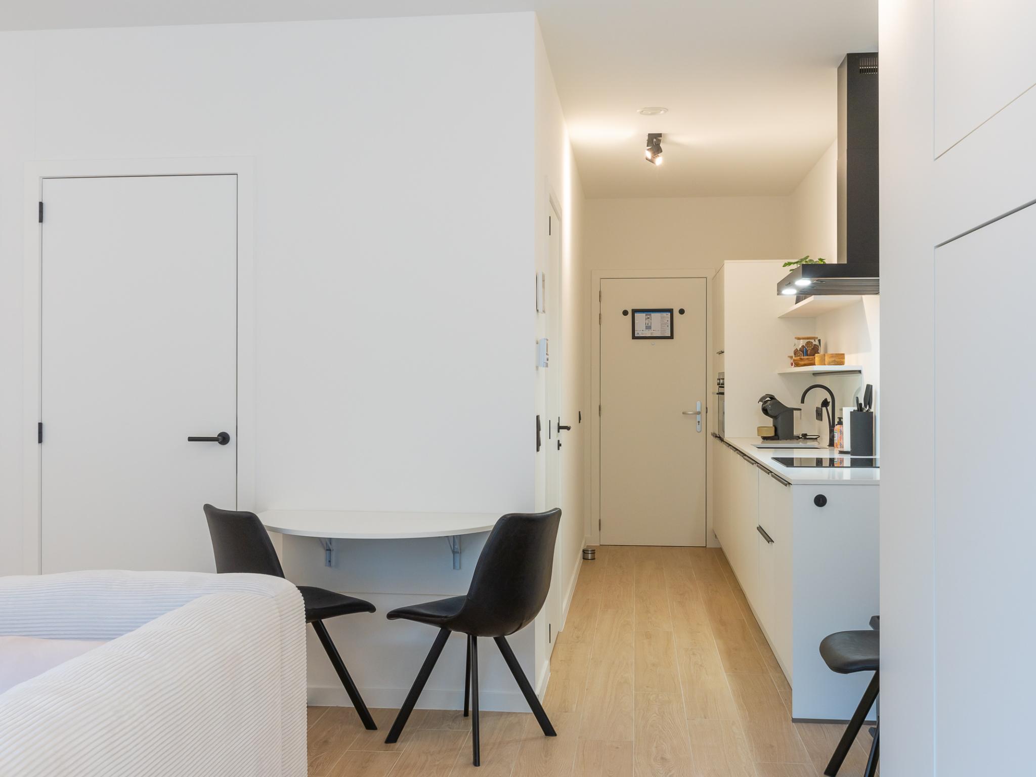 Swimming pool area at Omnia 7 - 0103 + park. 5 in Middelkerke