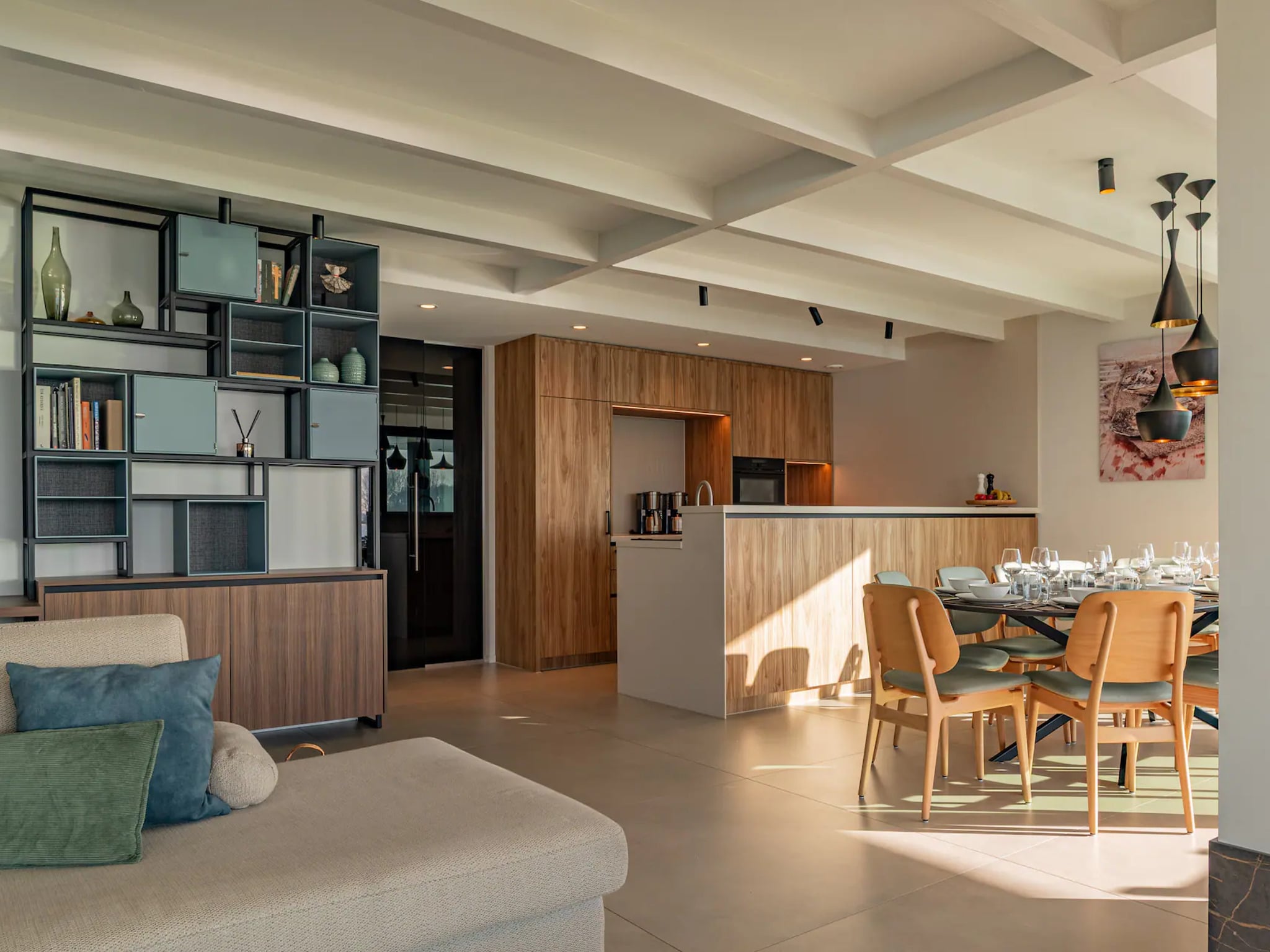 Bedroom with comfortable beds at Meergloed in Kamperland