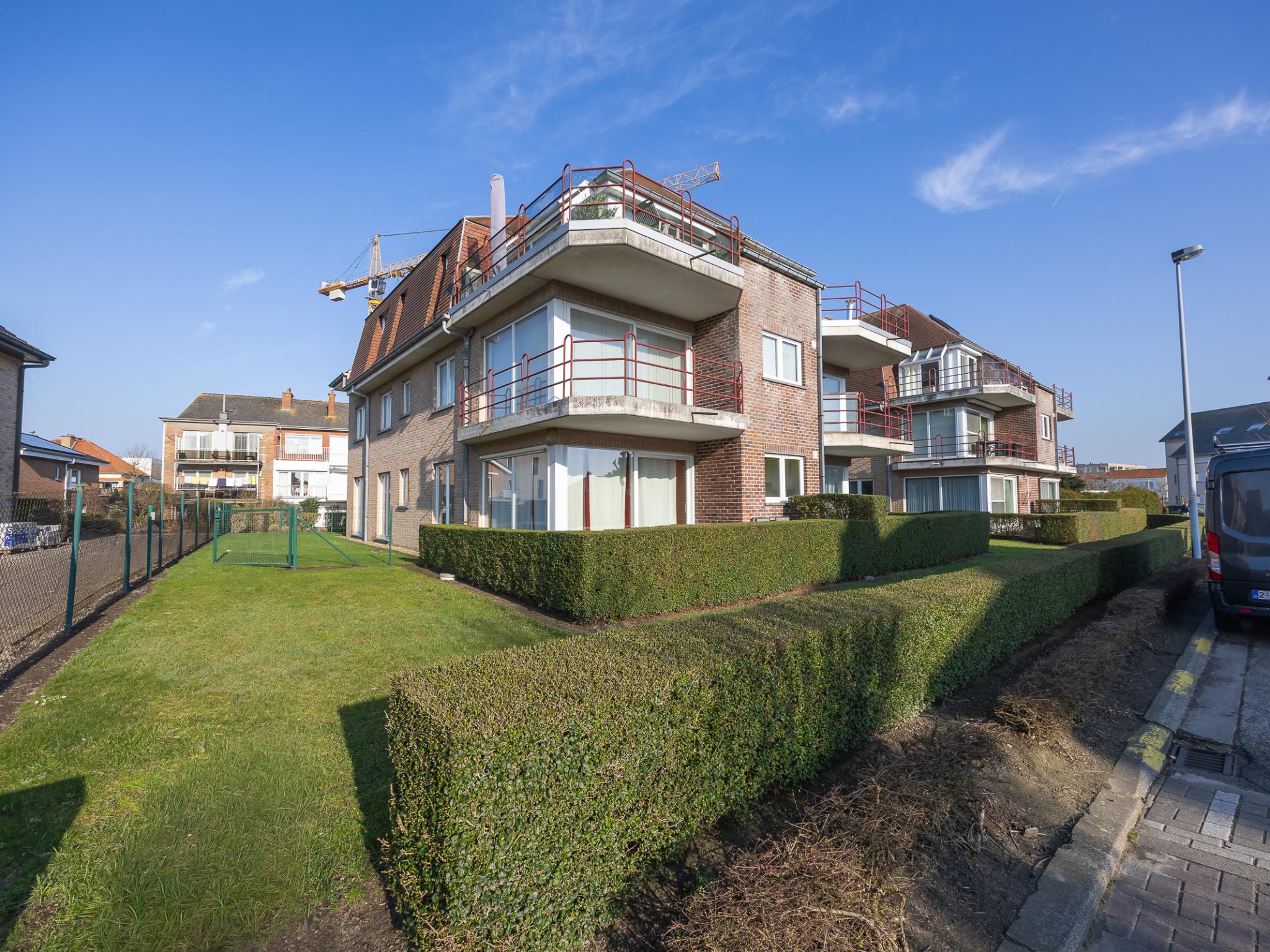 Outdoor terrace and views at Roland Garros - 0001 + box 6 in Middelkerke