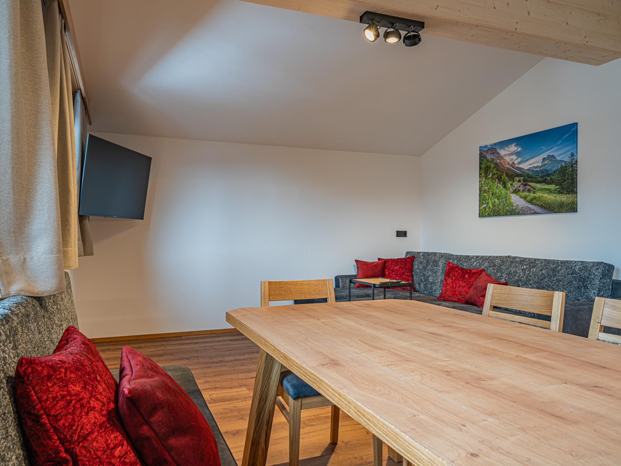 Living area at Glückauf in Krimml