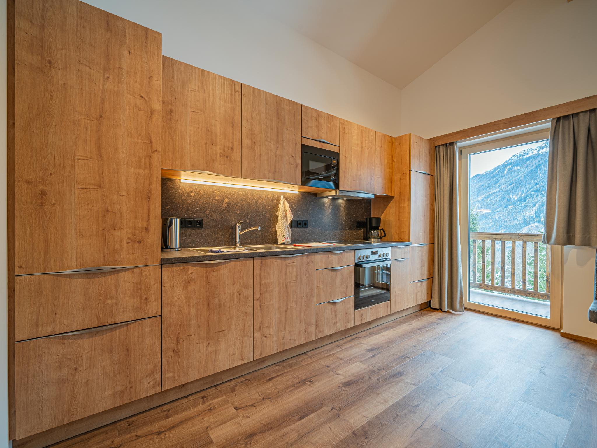 Modern kitchen at Glückauf in Krimml