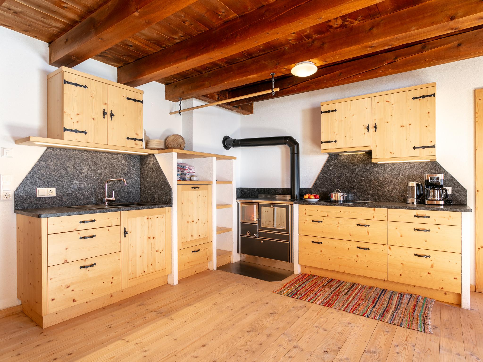 Modern kitchen at Schönangeralm Skihütte in Wildschönau