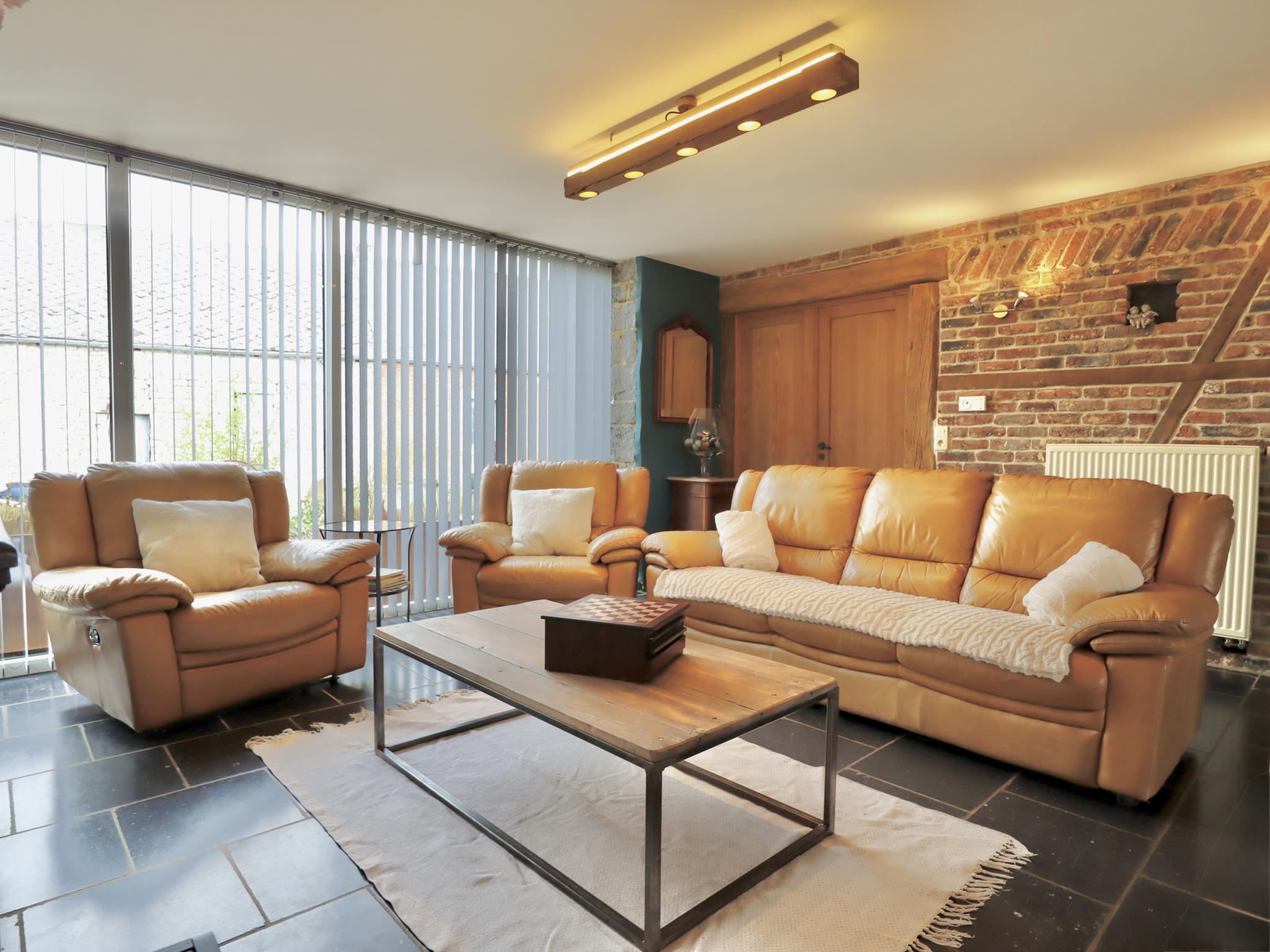 Living area at Le Grenier de Louise in Gimnee