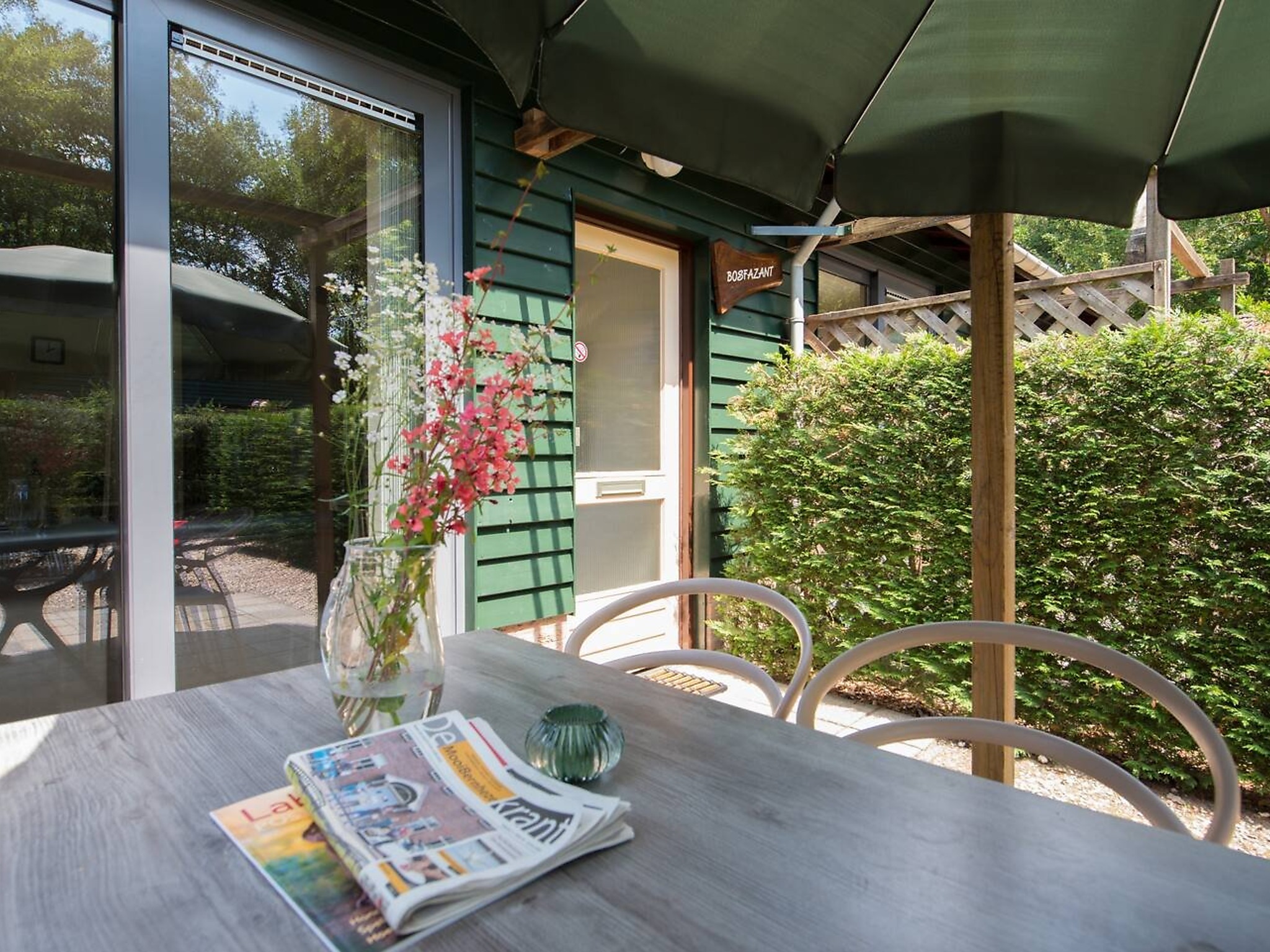 Modern kitchen at Het Bosnest in Heesch