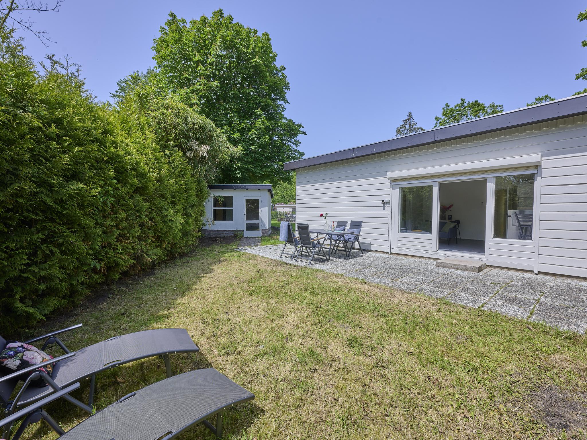 Outdoor terrace and views at Brabants licht in Lage Mierde