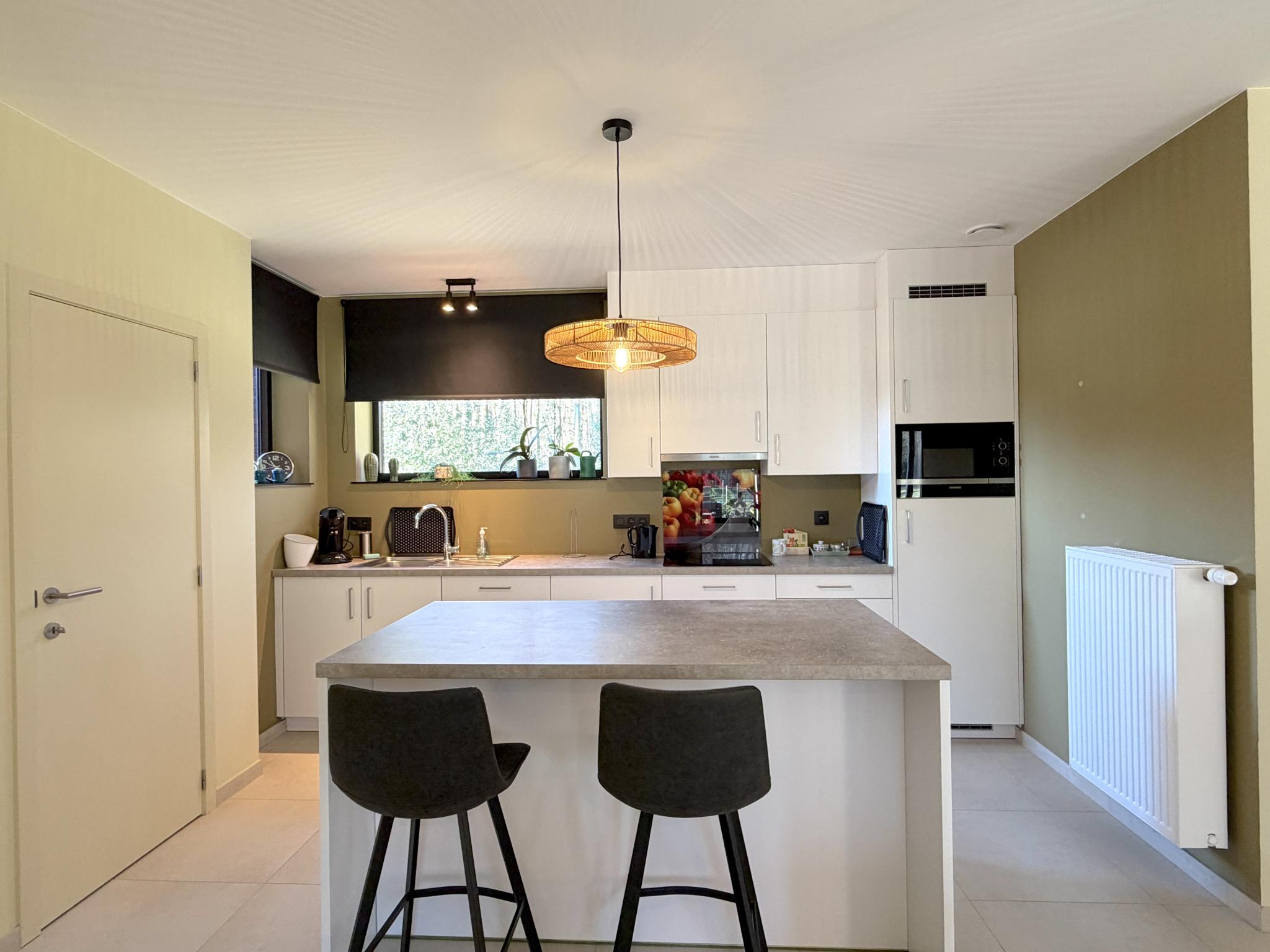 Modern kitchen at Huus 16 in Zutendaal