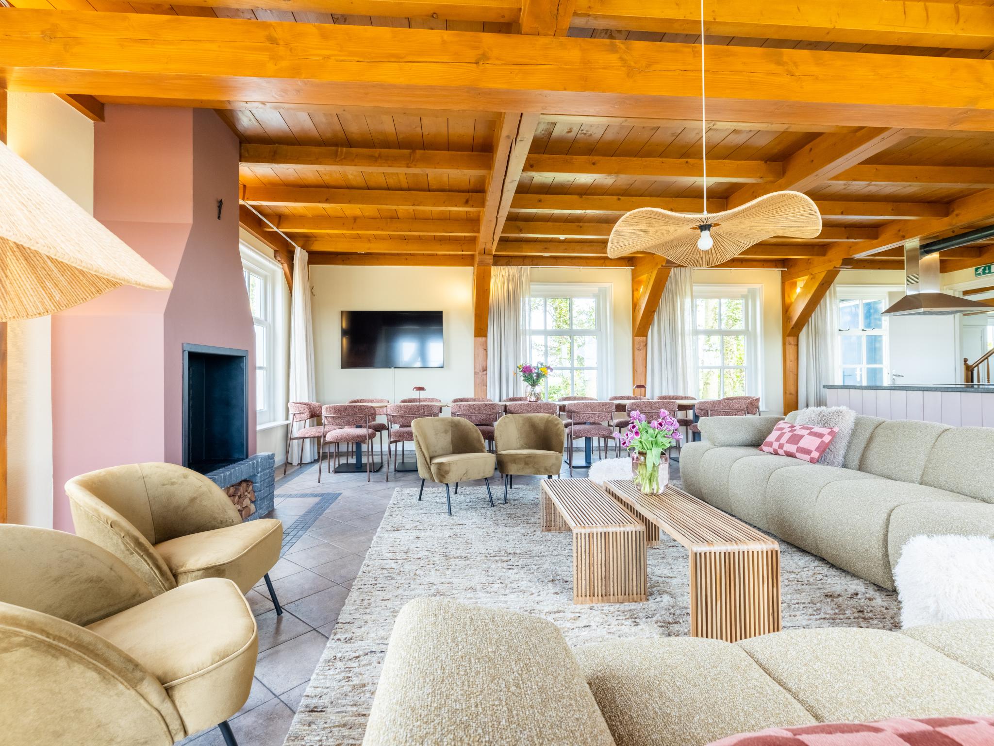 Outdoor terrace and views at de Sedyk in Pietersbierum