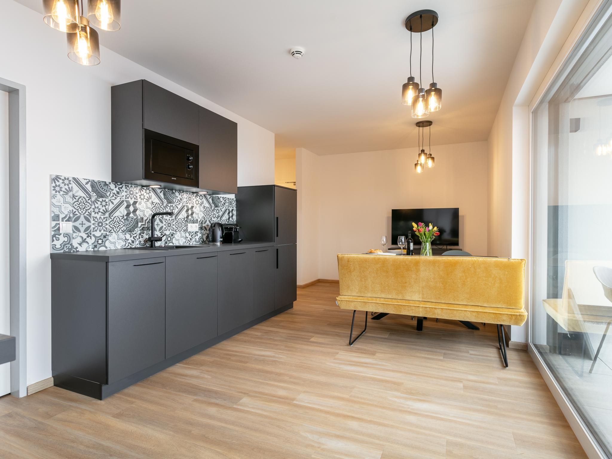 Modern kitchen at City Apartments Jenbach Top 5 in Jenbach