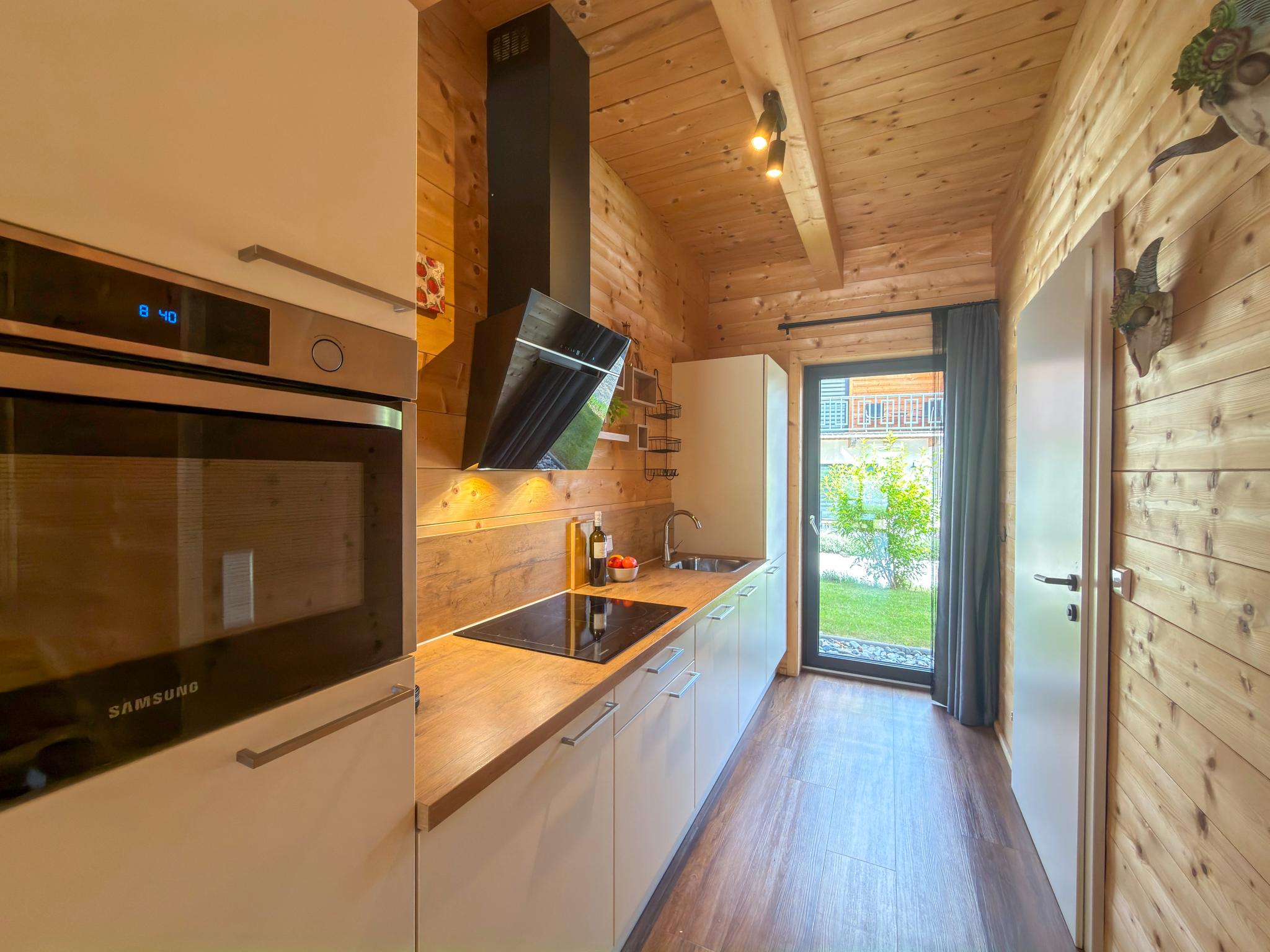 Modern kitchen at Rattendorf 5B in Rattendorf
