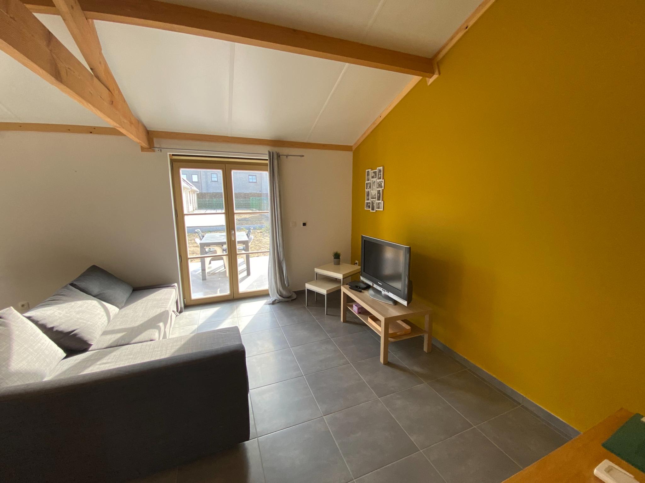 Outdoor terrace and views at Westhinder II Combi H8-9 in Koksijde