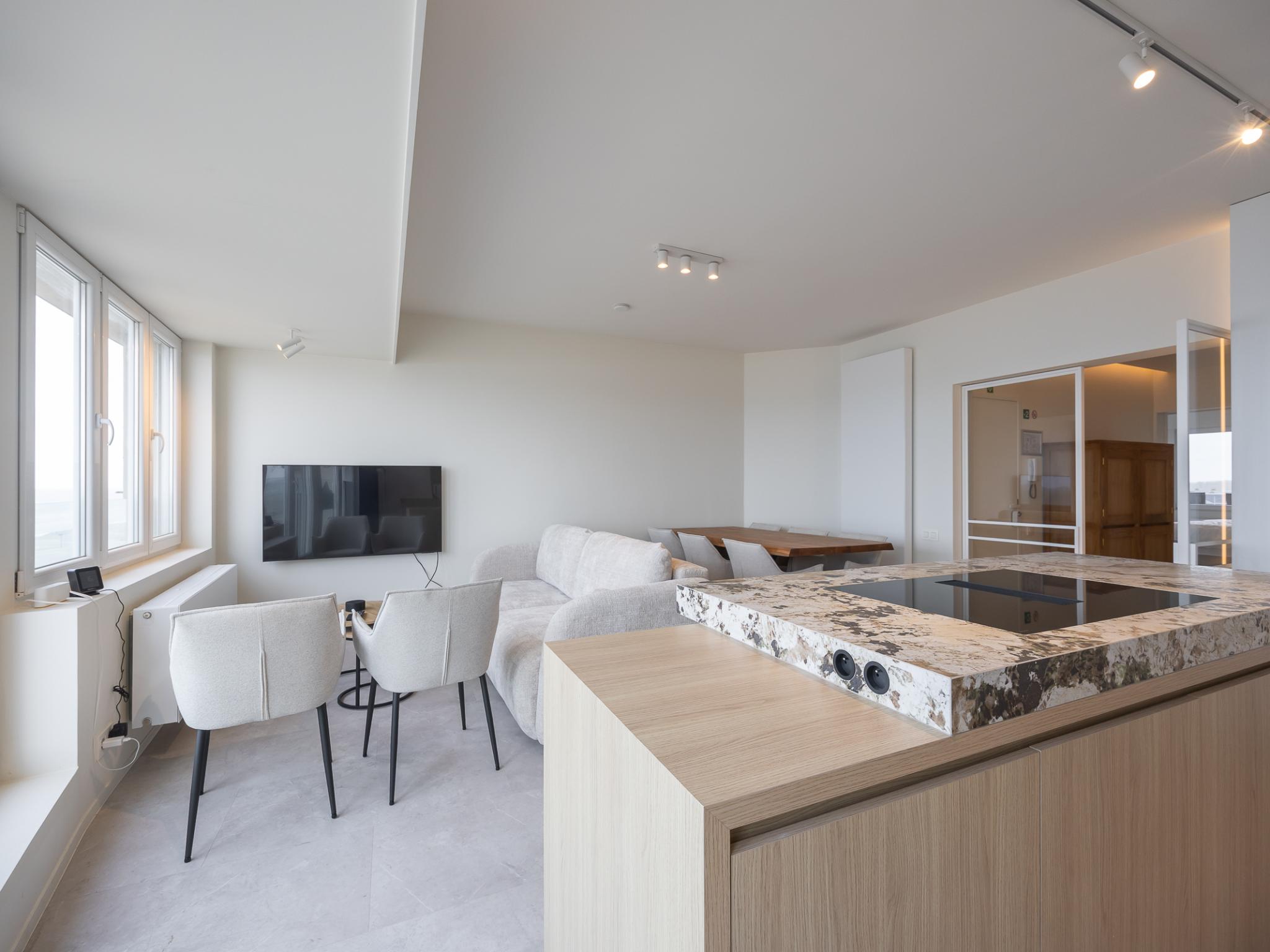 Modern kitchen at Bel Air - 0201 + box 15 in Middelkerke