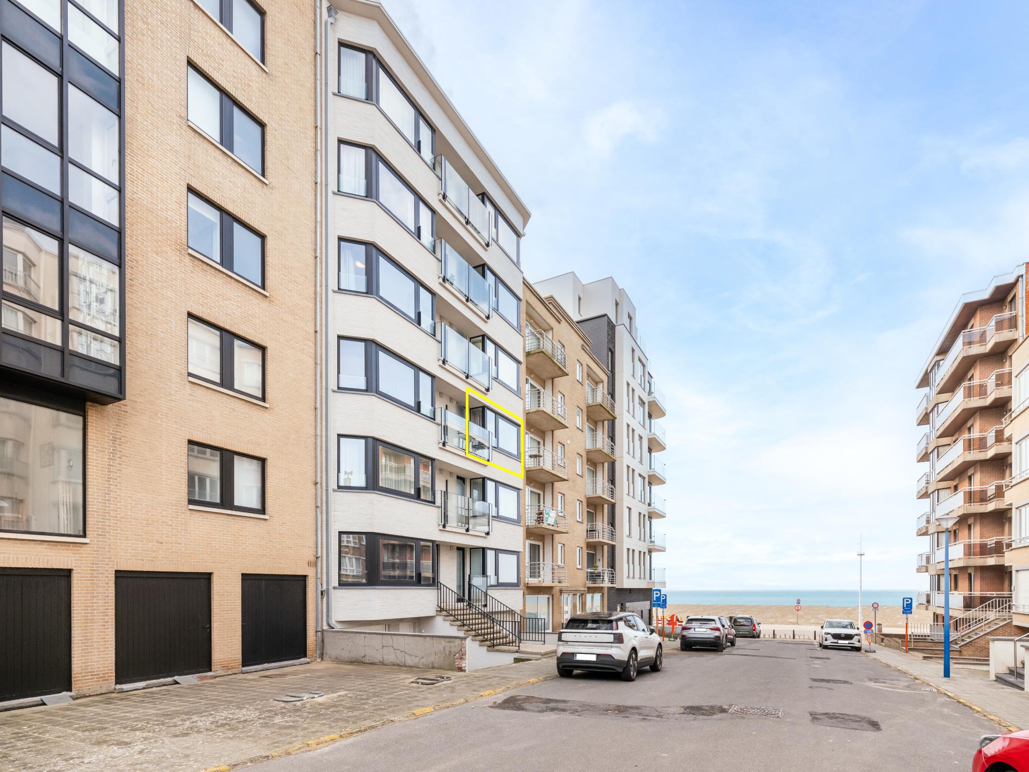 Outdoor terrace and views at Apollo tweede in Koksijde