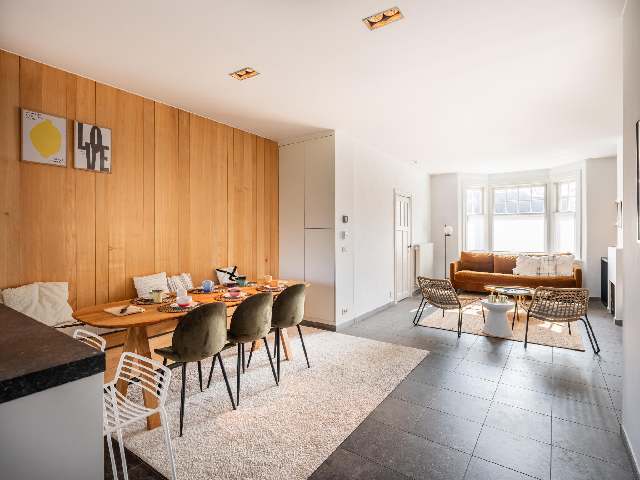 Bedroom with comfortable beds at Magique 31 in Oostduinkerke
