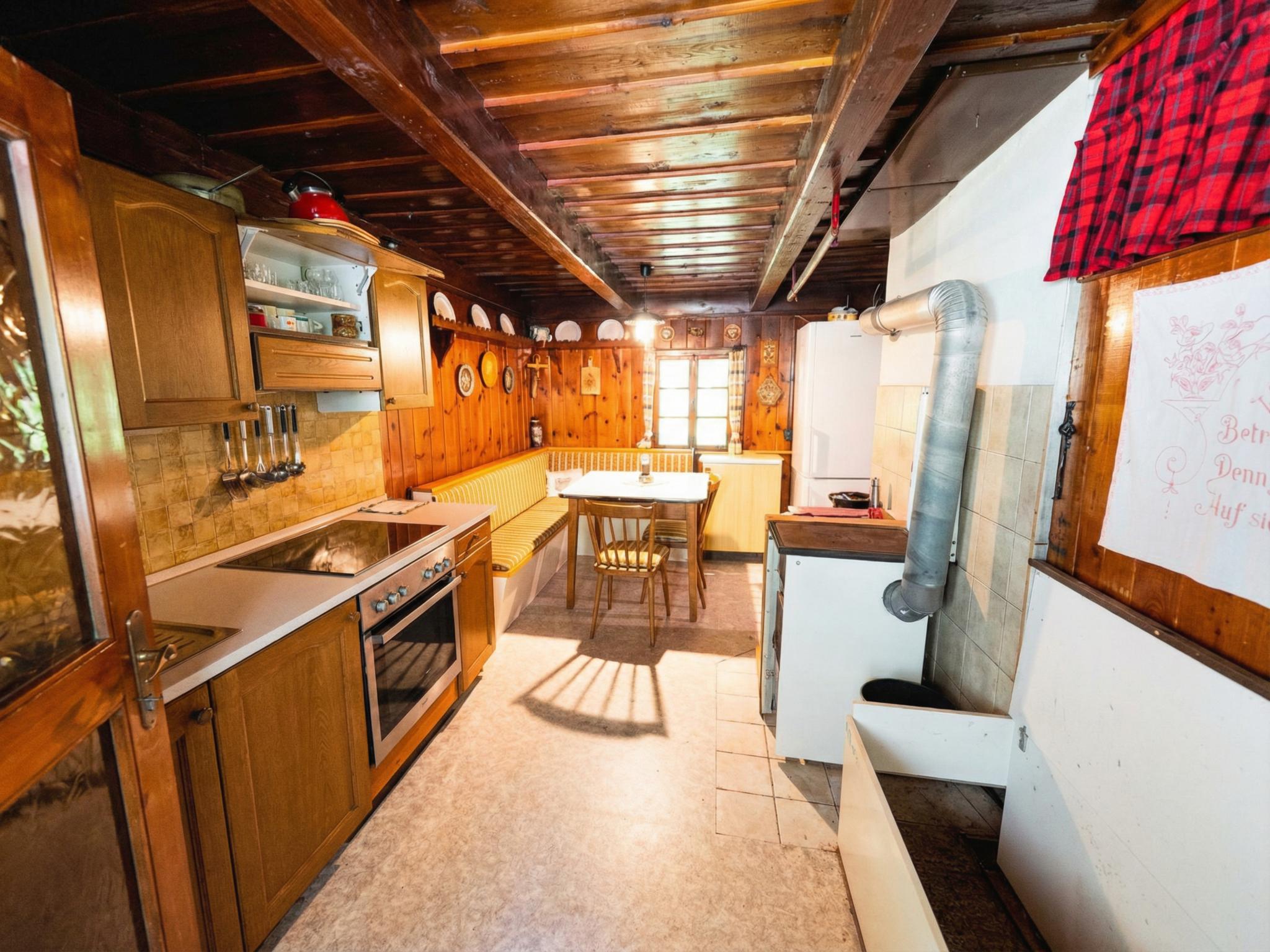 Modern kitchen at Almhütte Seebergalm in Seewiesen