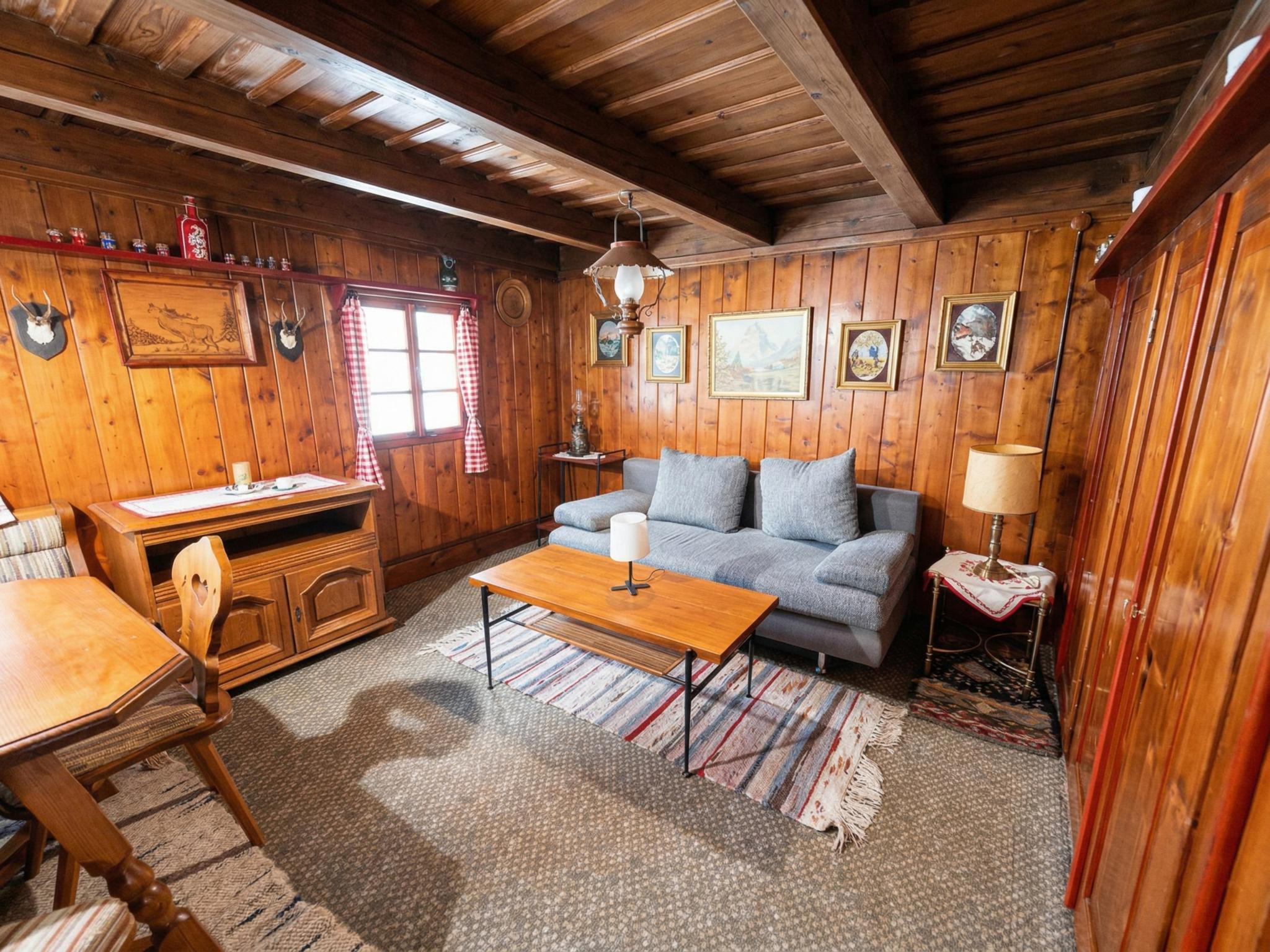 Bedroom with comfortable beds at Almhütte Seebergalm in Seewiesen