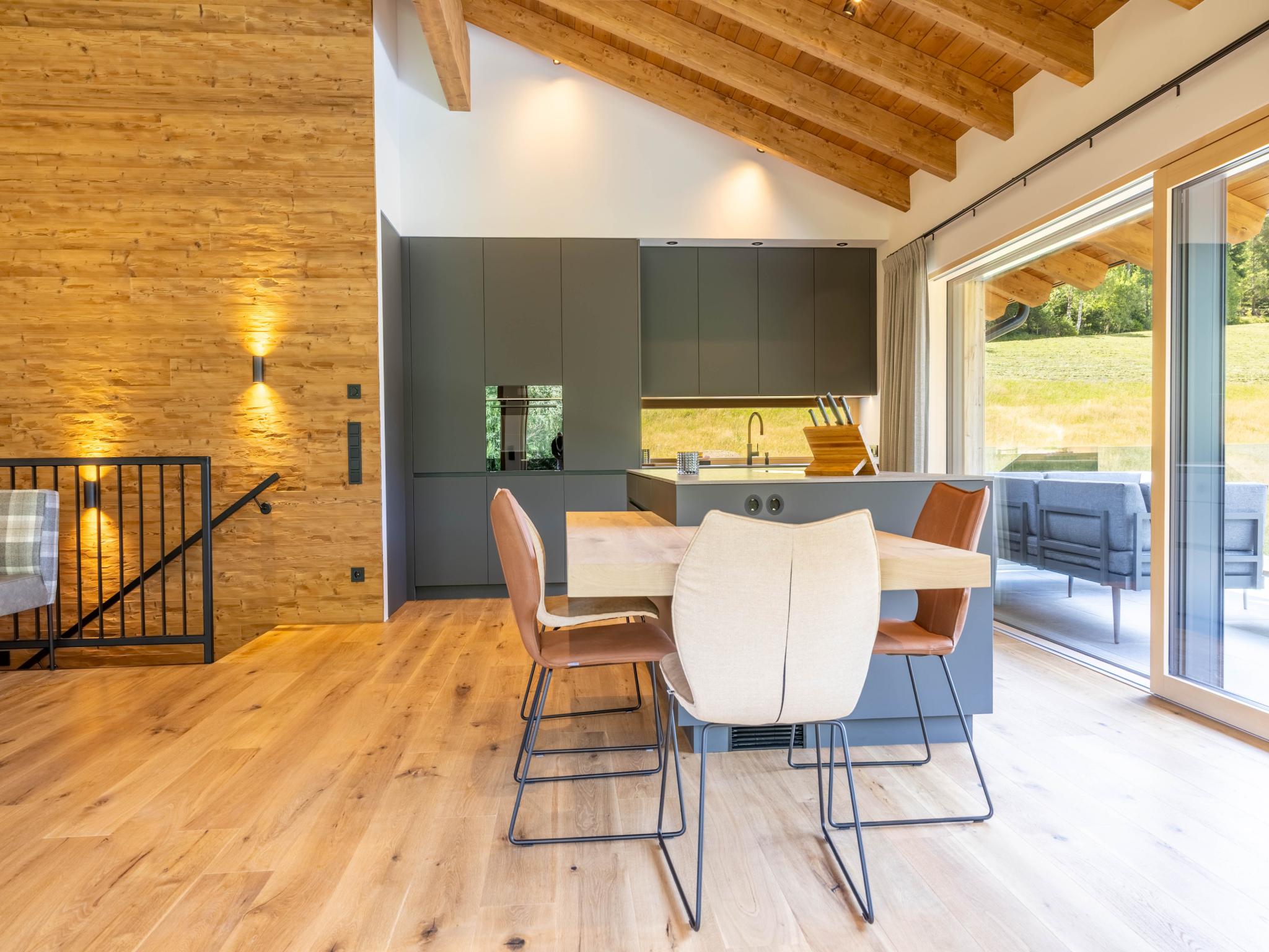 Modern kitchen at Dachstein Grand Alpine Lodge in Mitterberg-Sankt Martin