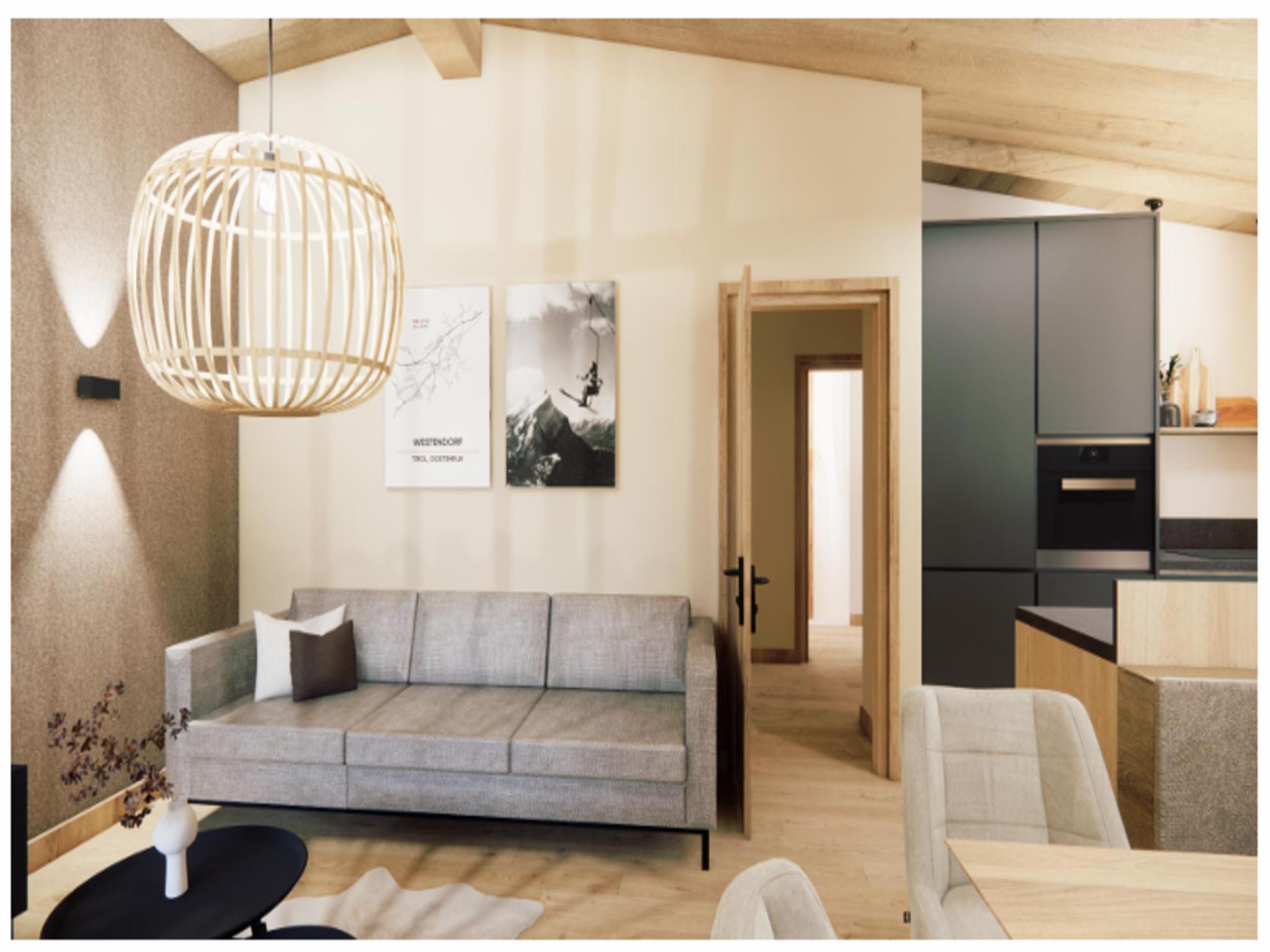 Living area at Penthouse Janita in Westendorf