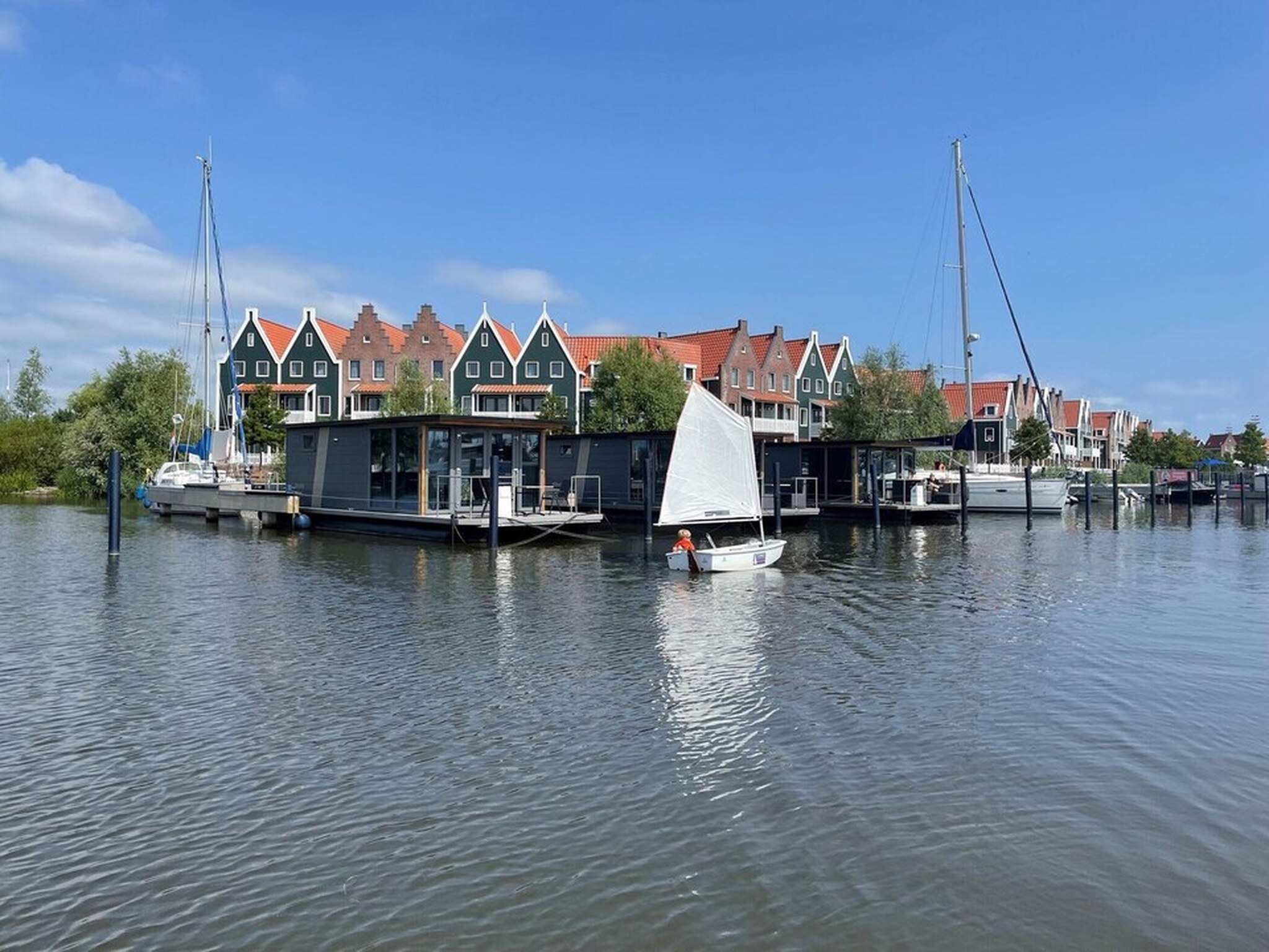 Outdoor terrace and views at Bermuda in Volendam