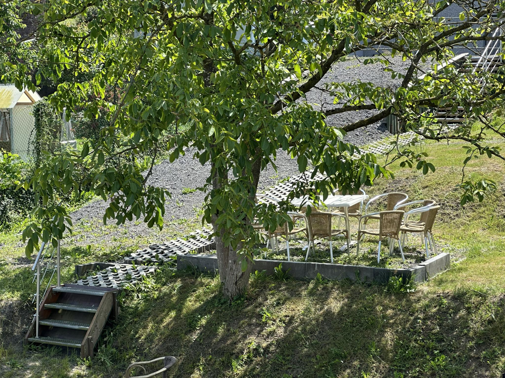 Outdoor terrace and views at La Tulipe in Vireux-Molhain