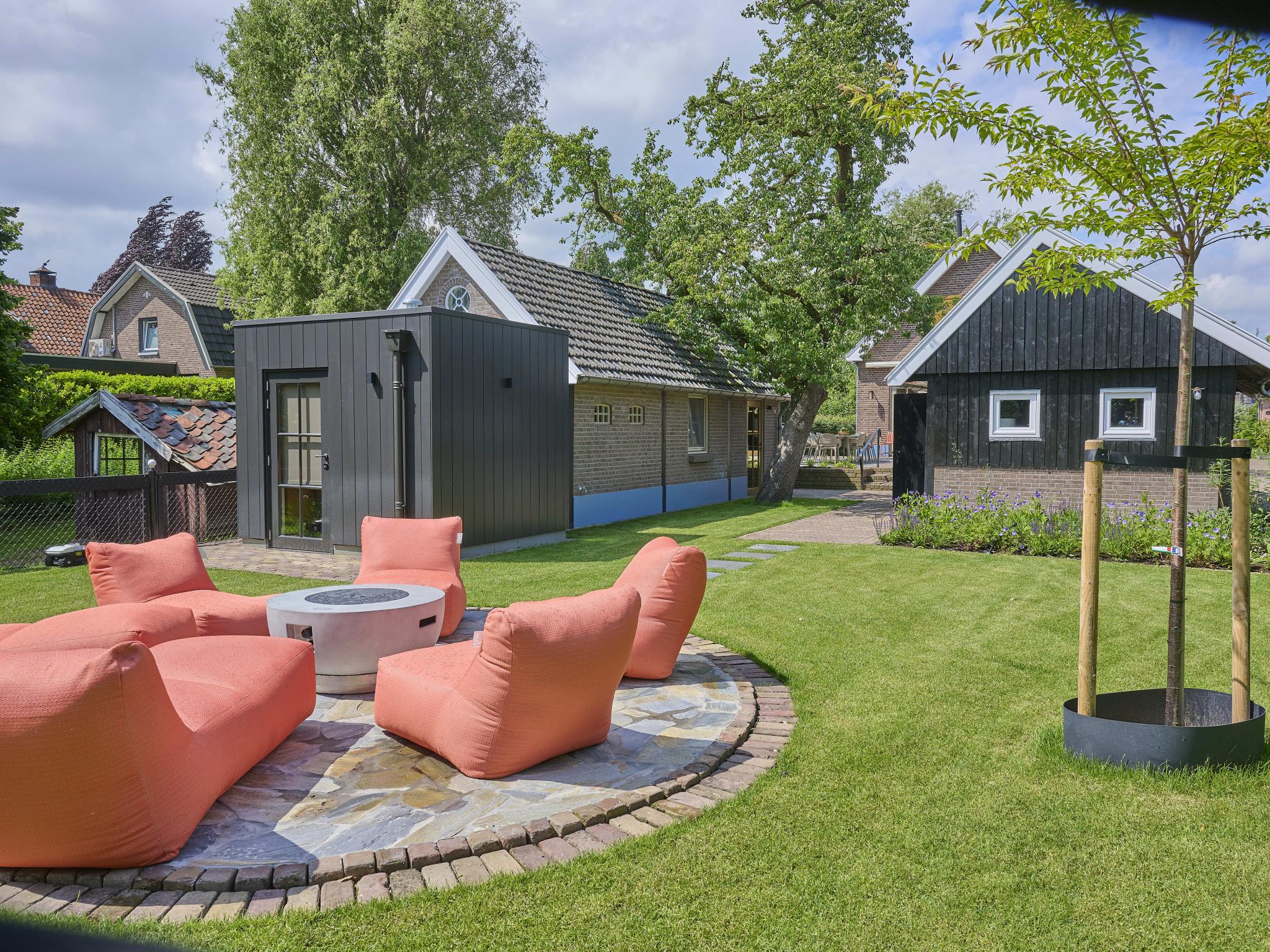 Living area at De Muldershof in Vriezenveen