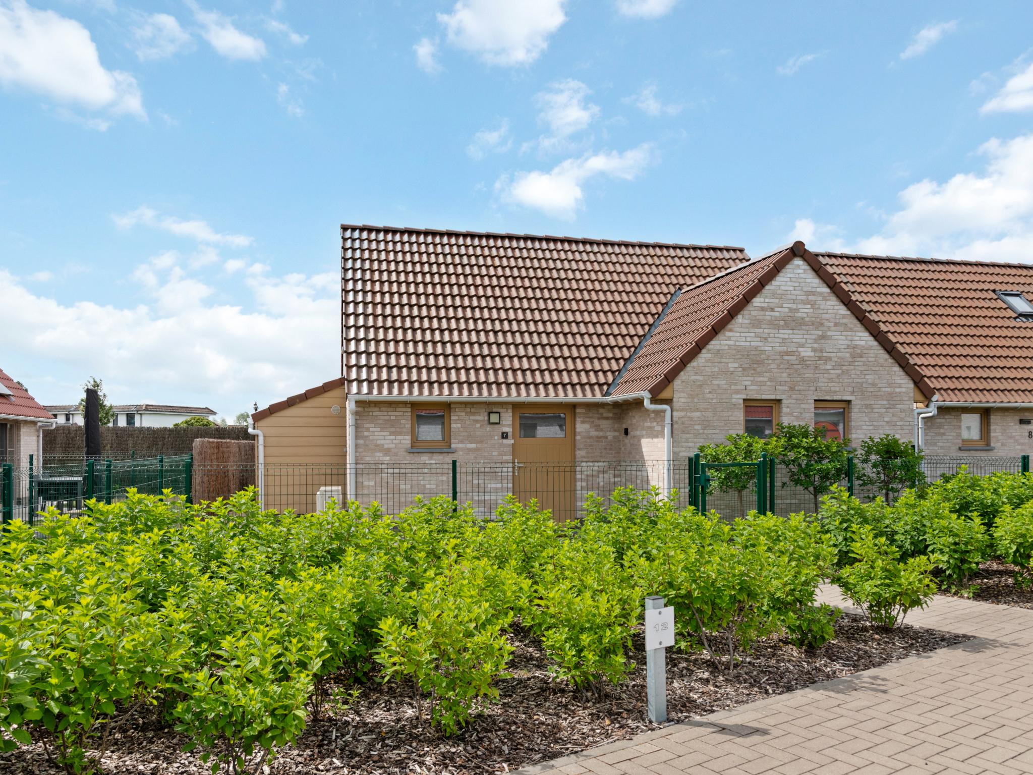 Outdoor terrace and views at Westhinder I H7 in Koksijde