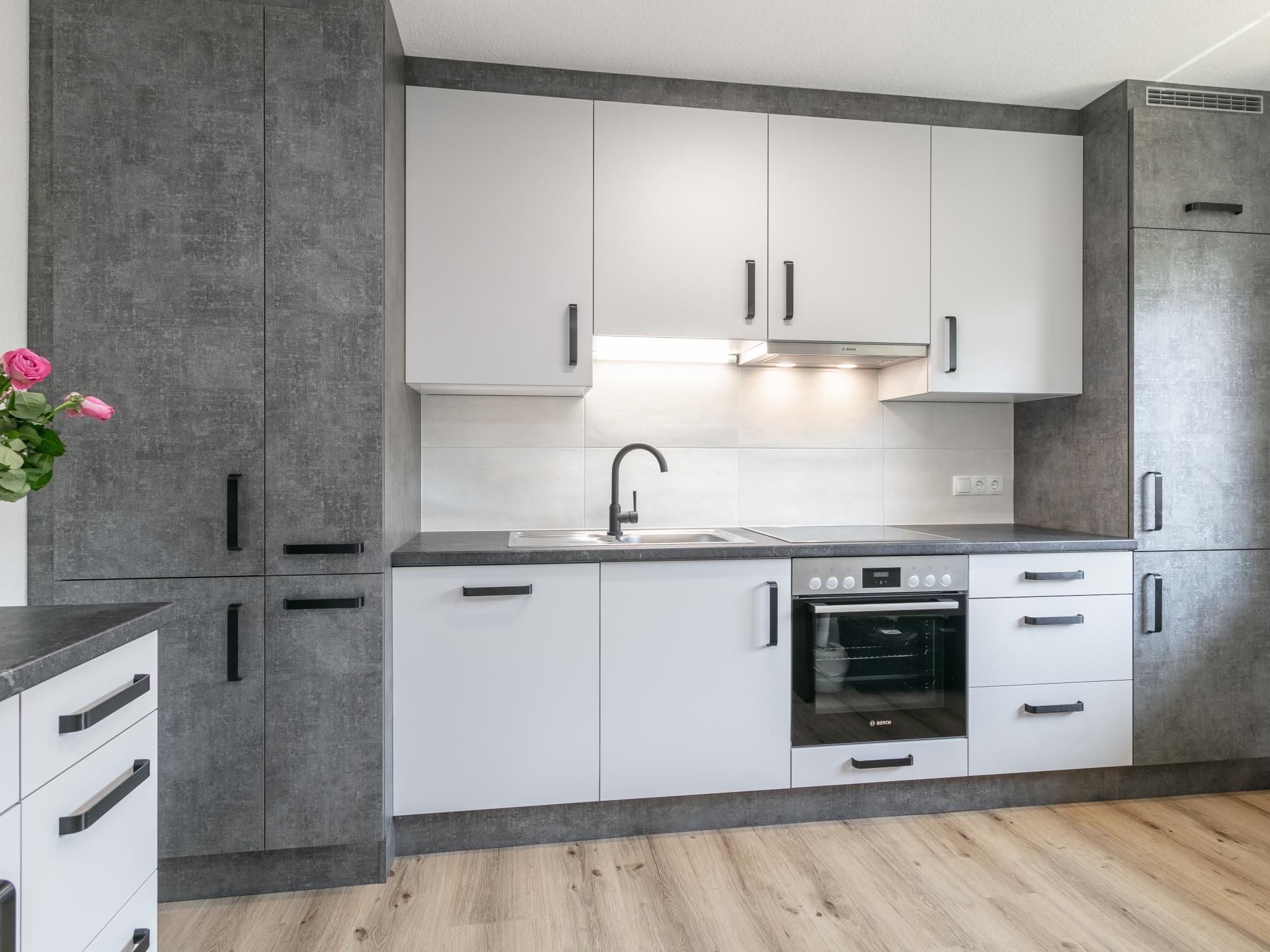 Modern kitchen at Haus Weißbacher Top 2 in Wildschönau
