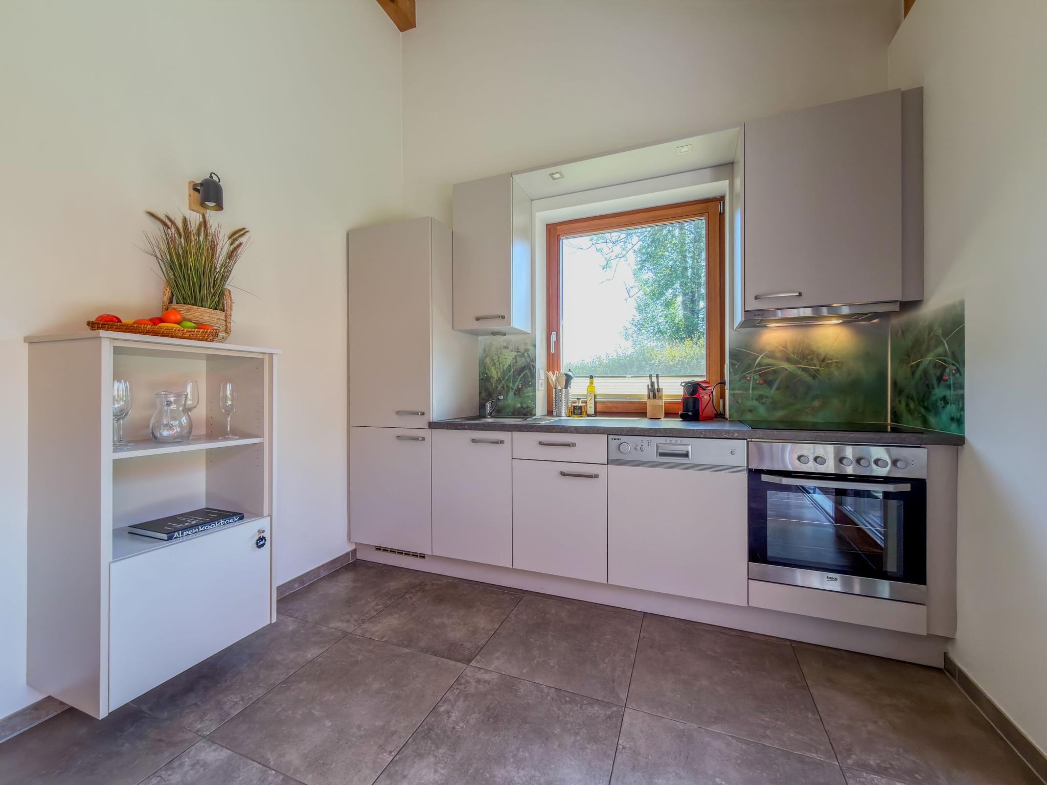 Modern kitchen at Trebas 51 in Hermagor-Pressegger See