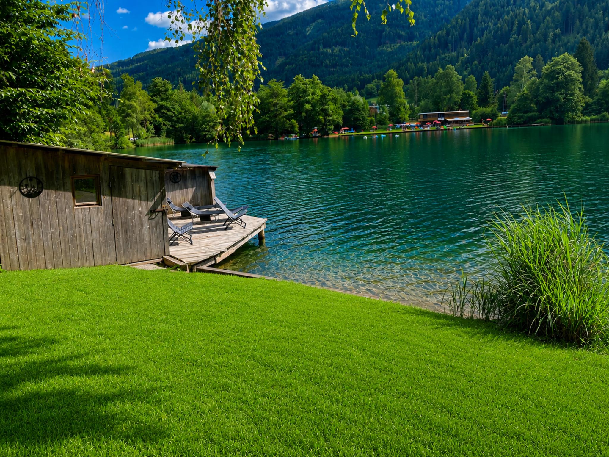 Swimming pool area at Seeblick in Feld am See