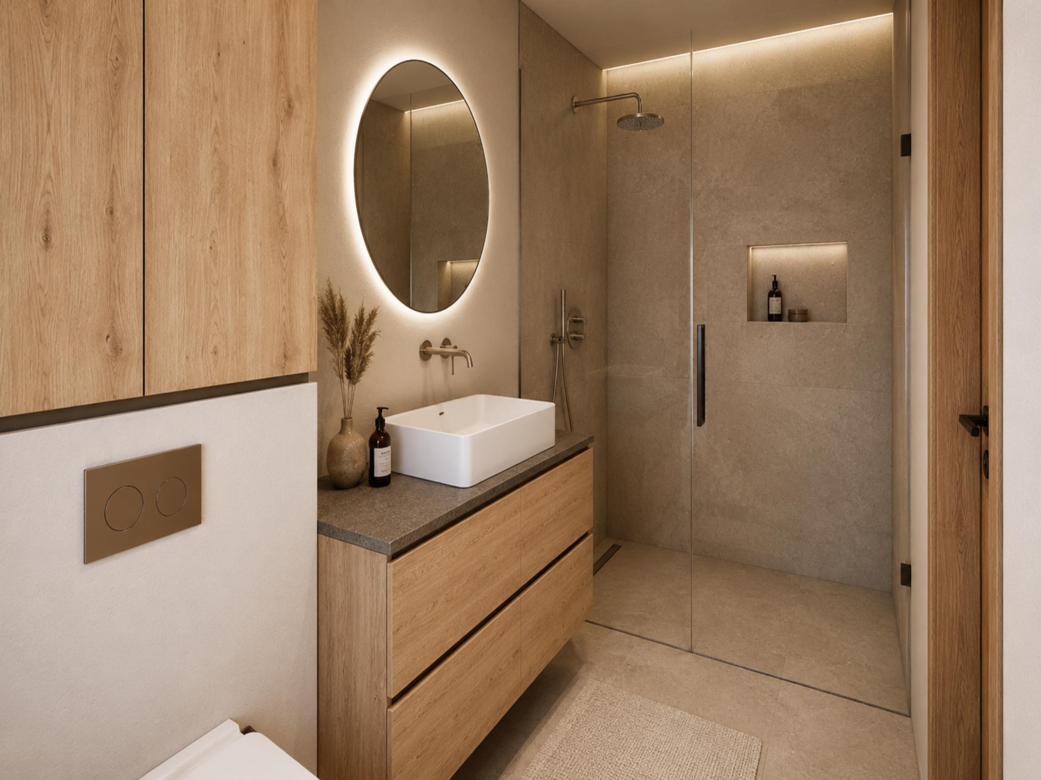 Bathroom facilities at Base28 in Kirchberg in Tirol