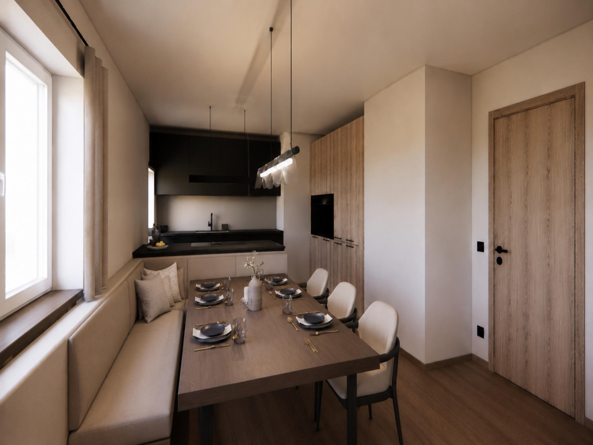 Living area at Base28 in Kirchberg in Tirol