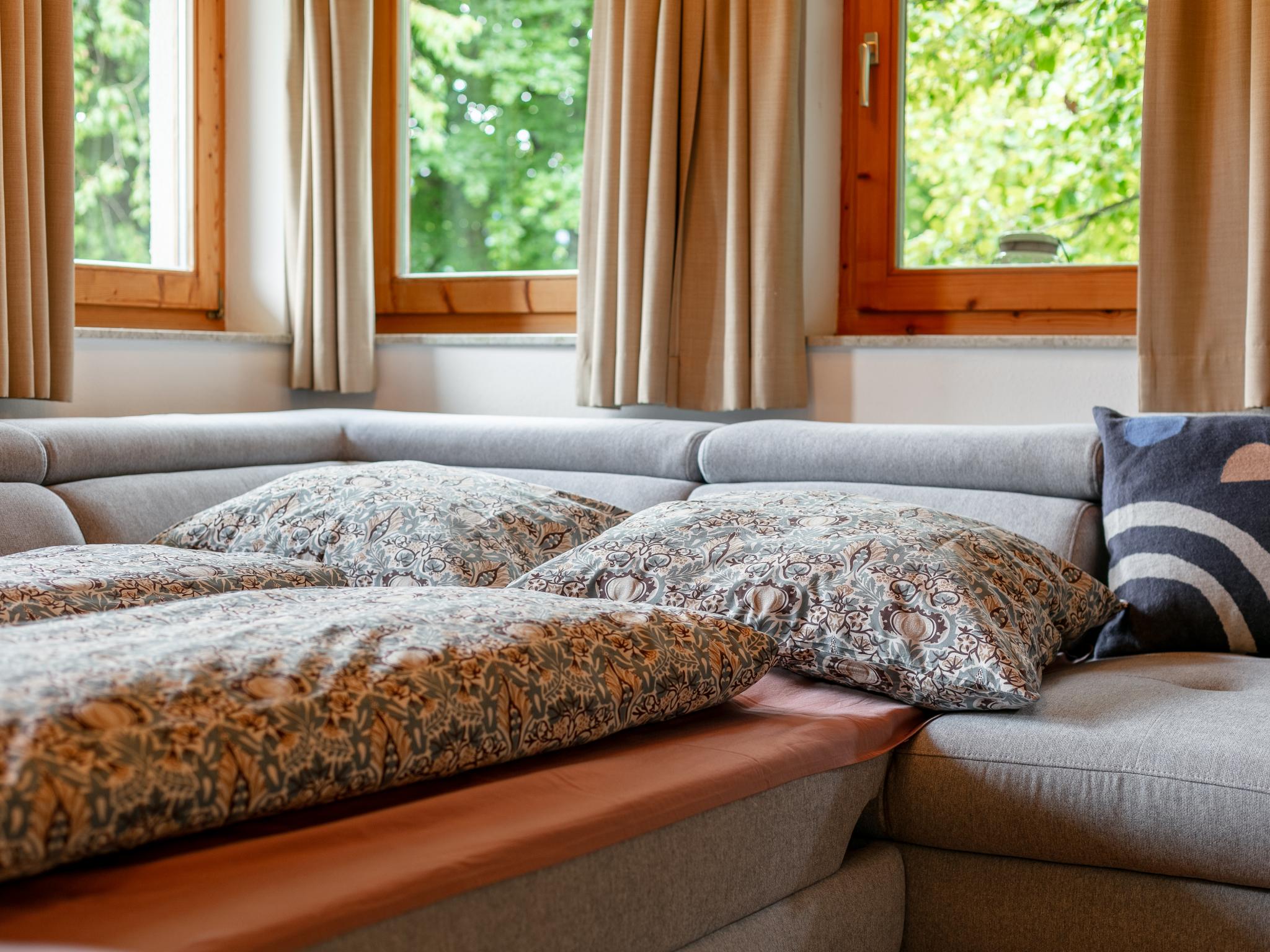 Outdoor terrace and views at Kroi Wiesl in Westendorf