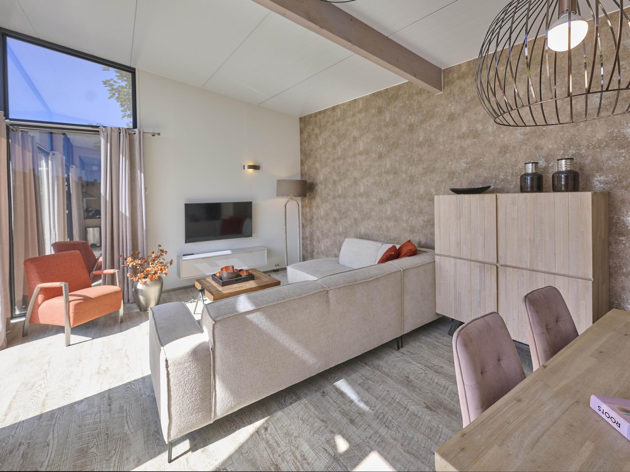 Bedroom with comfortable beds at Strandhaven in Callantsoog
