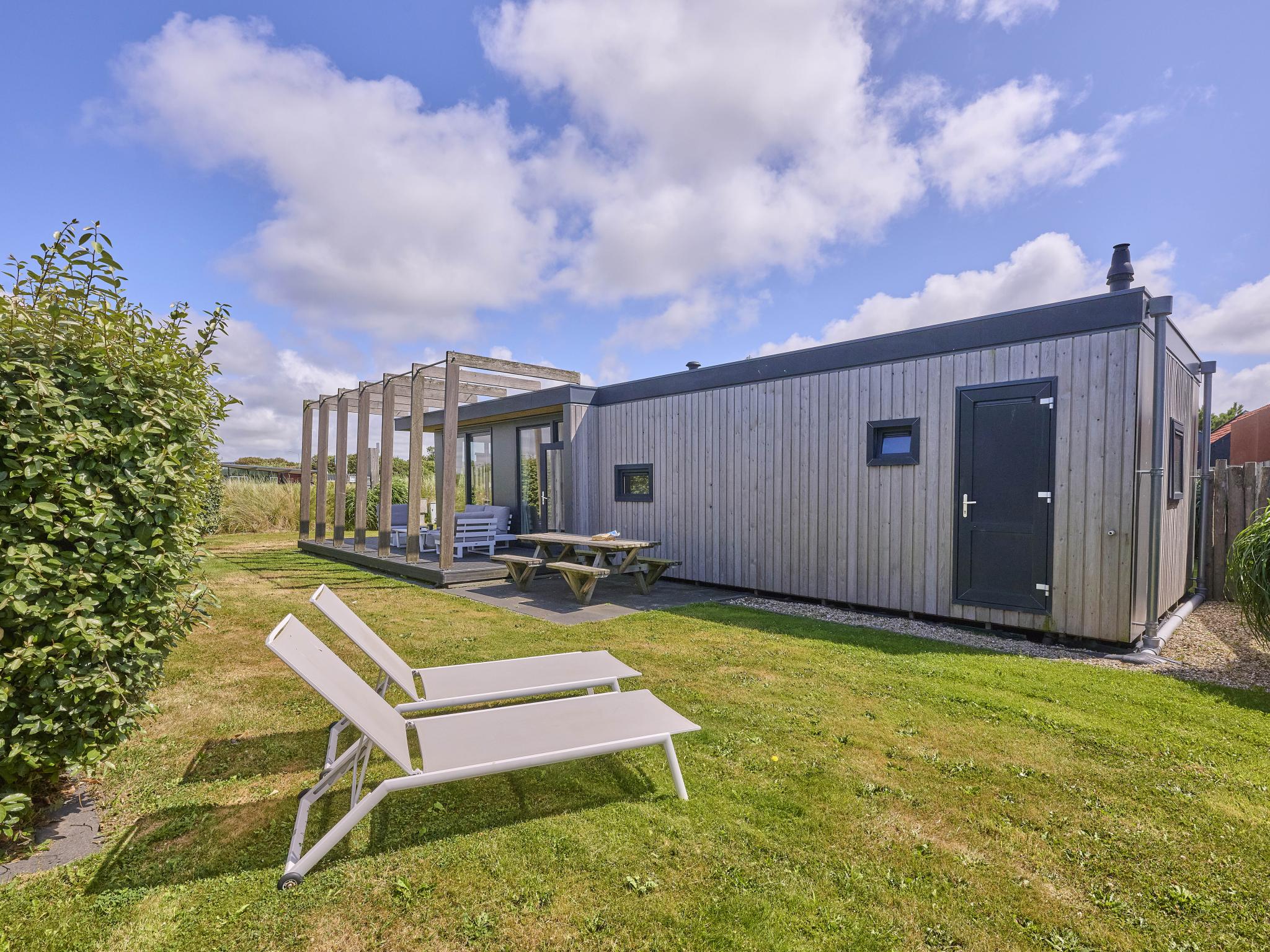 Outdoor terrace and views at De Baai in Callantsoog