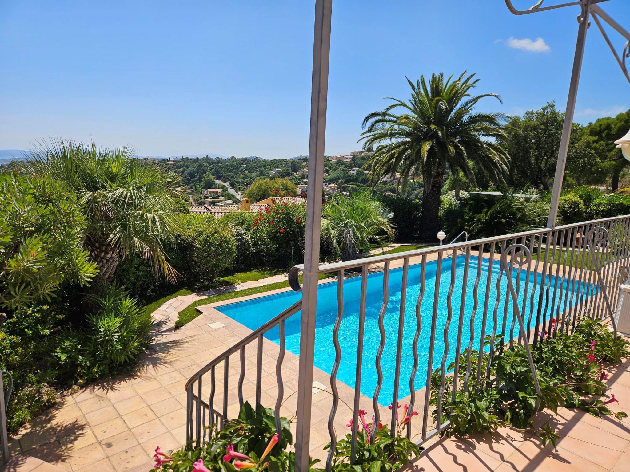 Outdoor terrace and views at Zenitude in Les Issambres