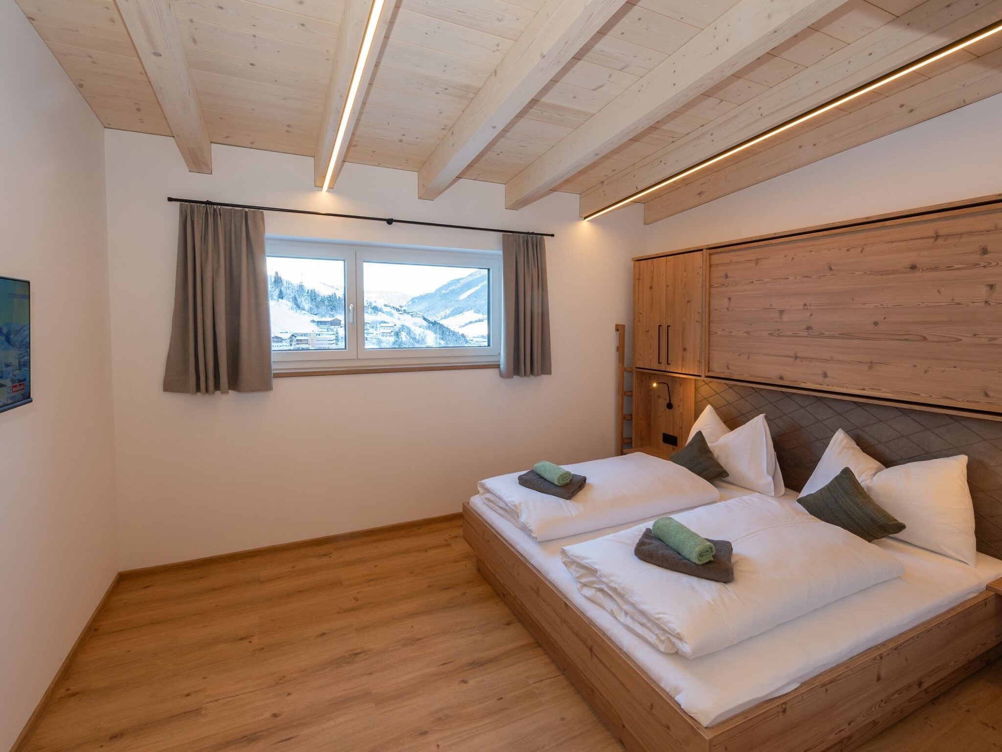 Outdoor terrace and views at Kollinghof 10A in Hinterglemm