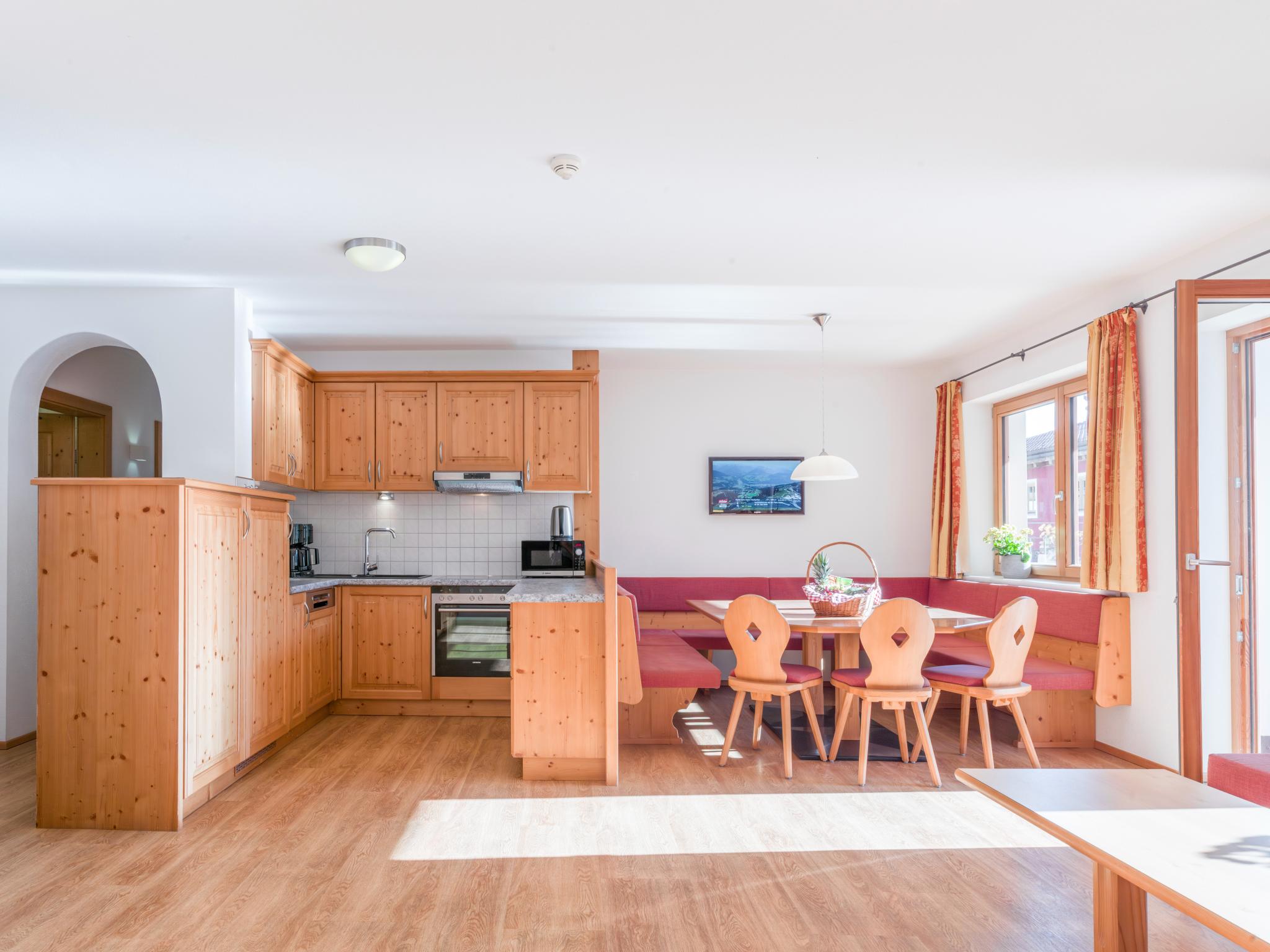 Modern kitchen at An der Gondelstation A1 in Brixen im Thale