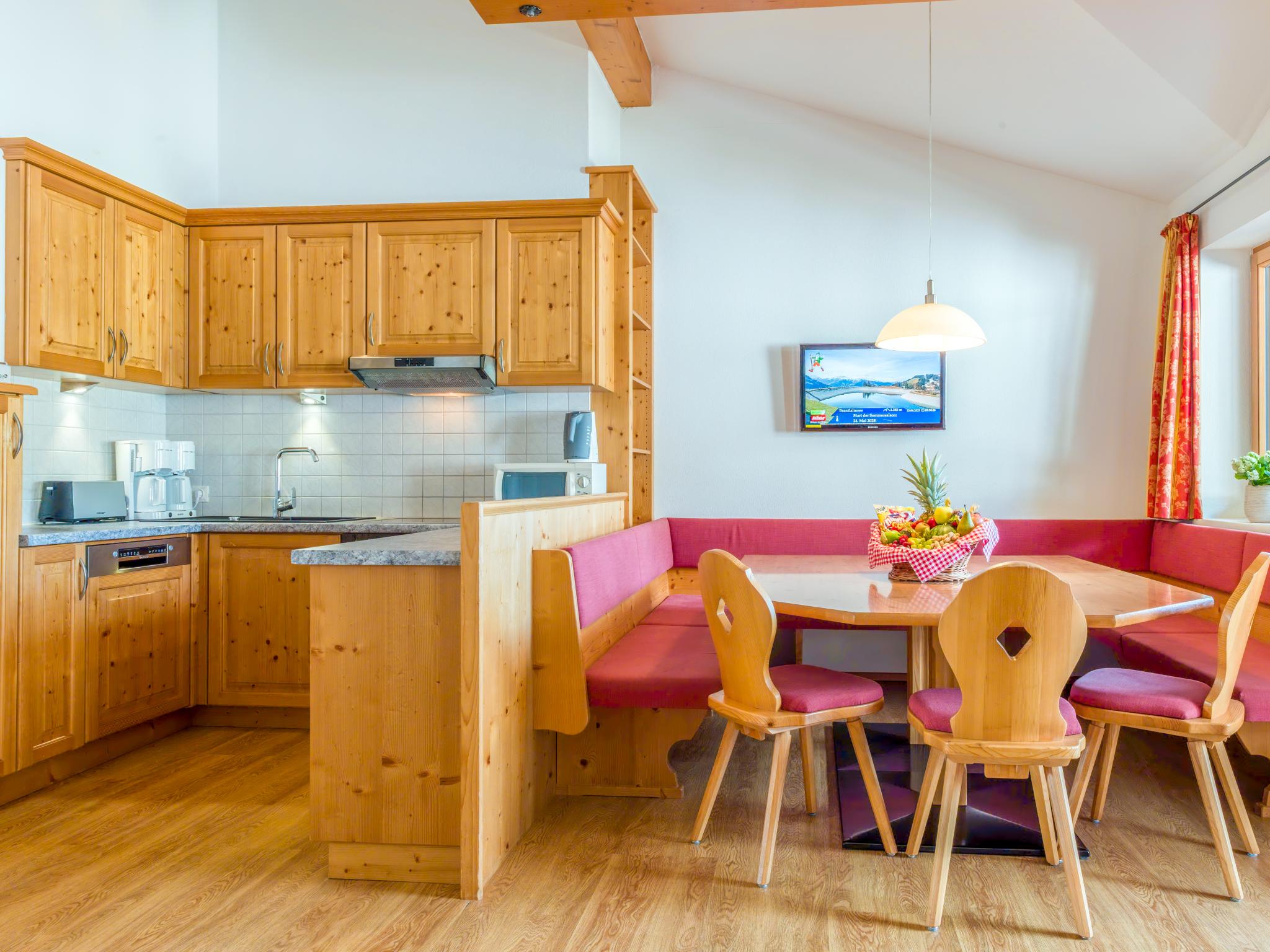 Modern kitchen at An der Gondelstation A5 in Brixen im Thale