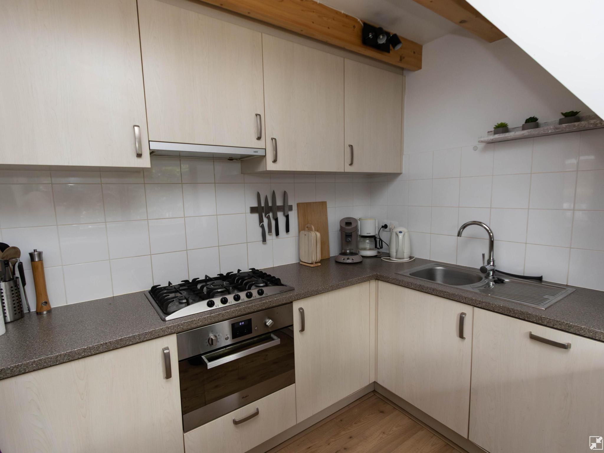 Modern kitchen at Zwaan 7 in Rekem